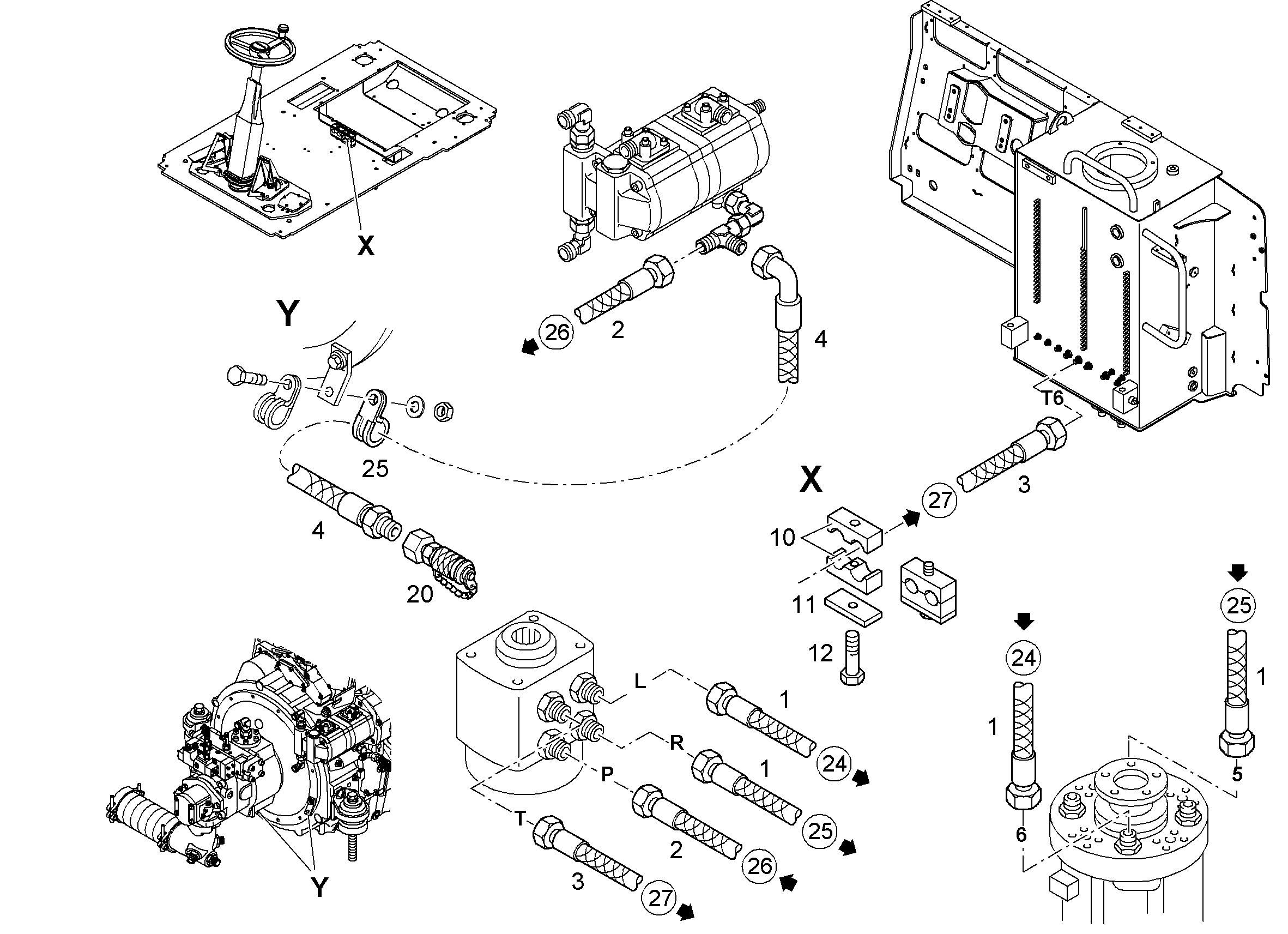 ШЛАНГ 12X340 10113608 LIEBHERR