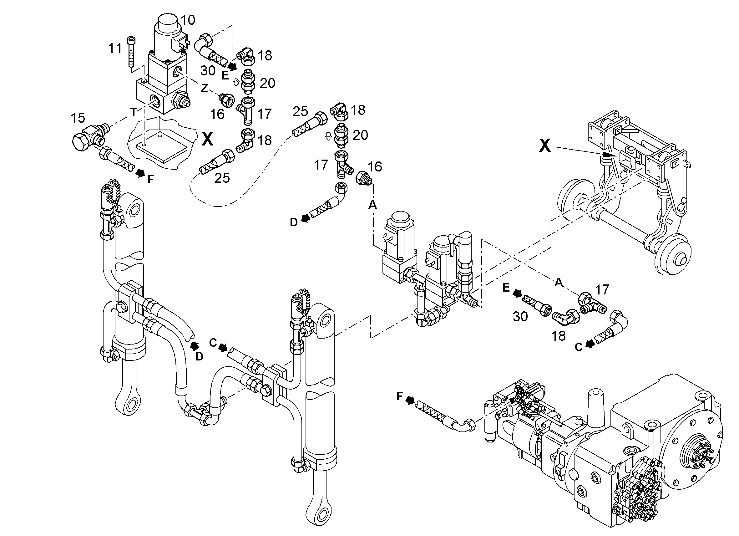 КЛАПАН ХОДОВОЙ 5009272 LIEBHERR