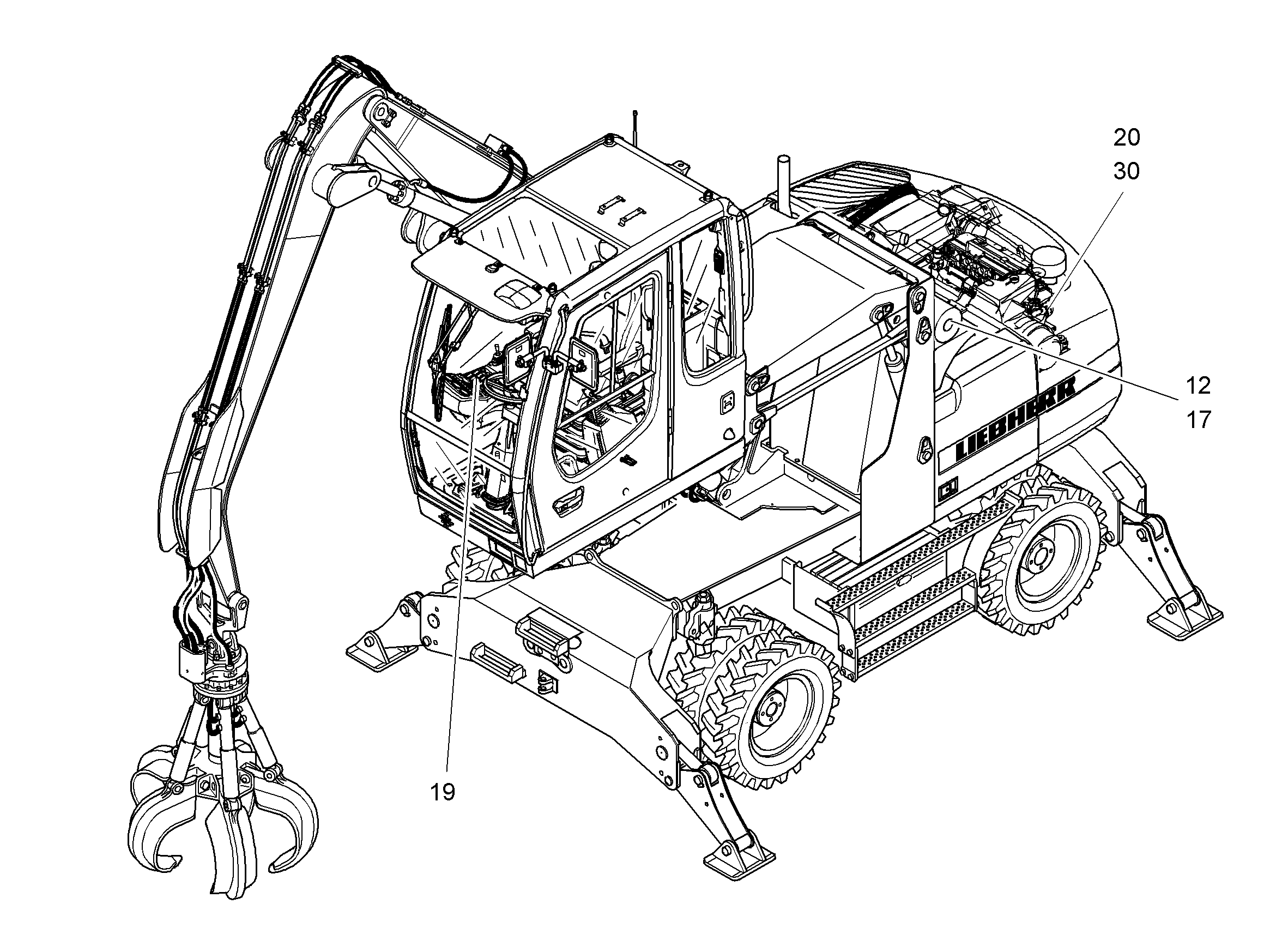ГИДРАВЛИЧЕСКАЯ СИСТЕМА 9951691 LIEBHERR