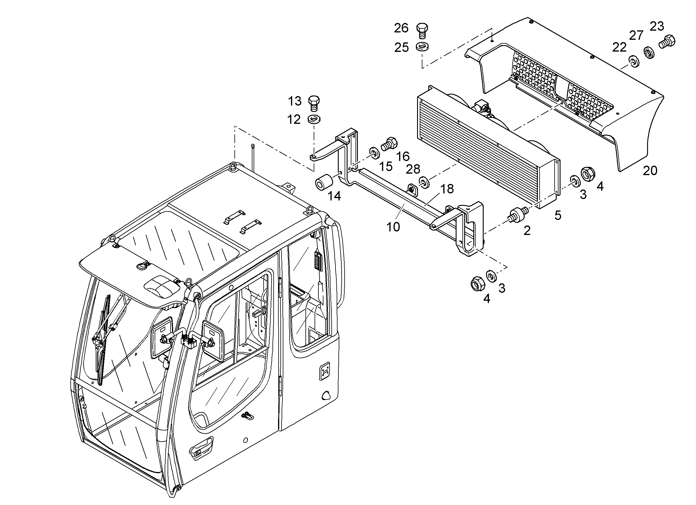 КОНДЕНСАТОР 10021969 LIEBHERR