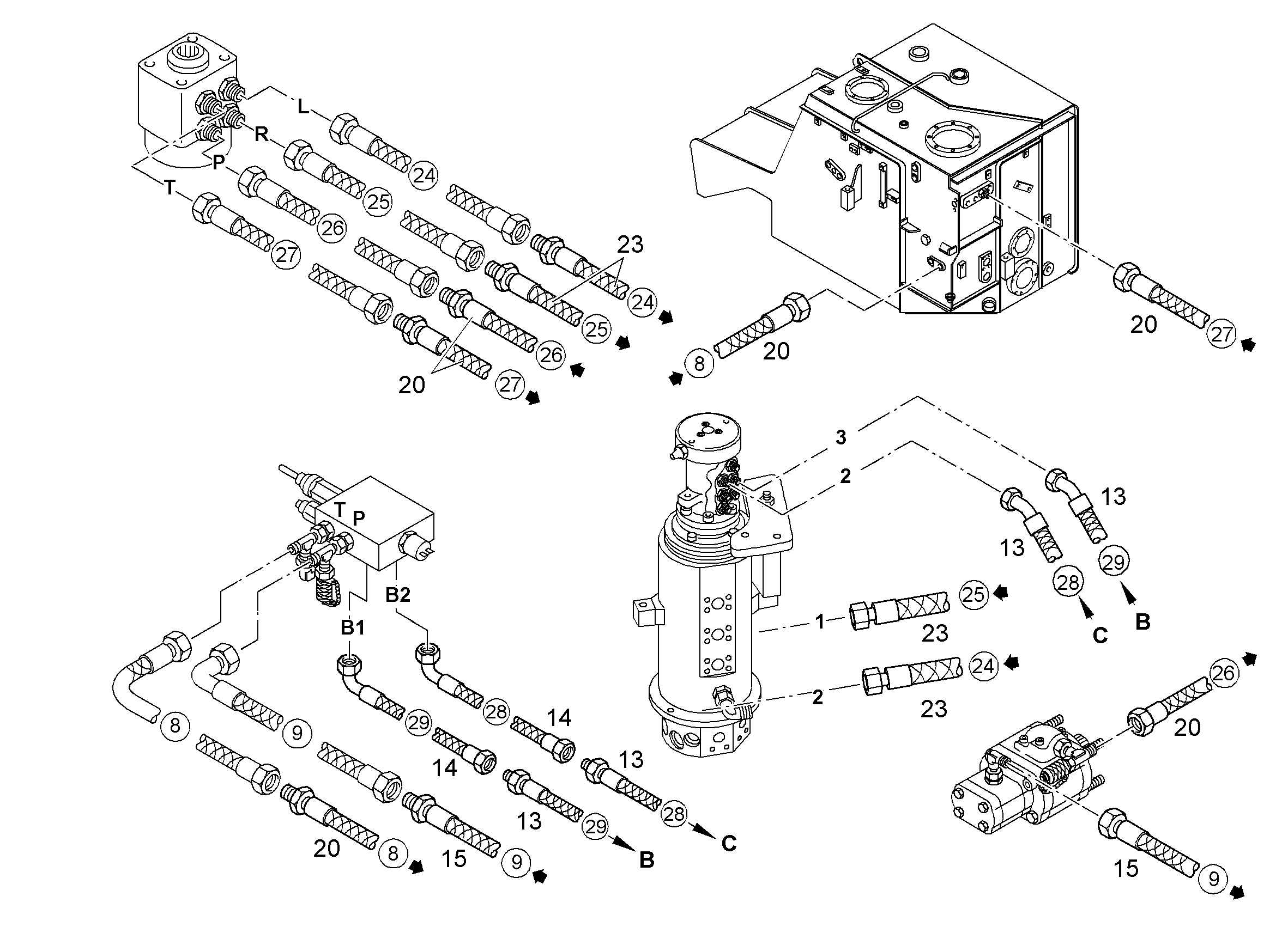 ШЛАНГ 10X9700 10012908 LIEBHERR