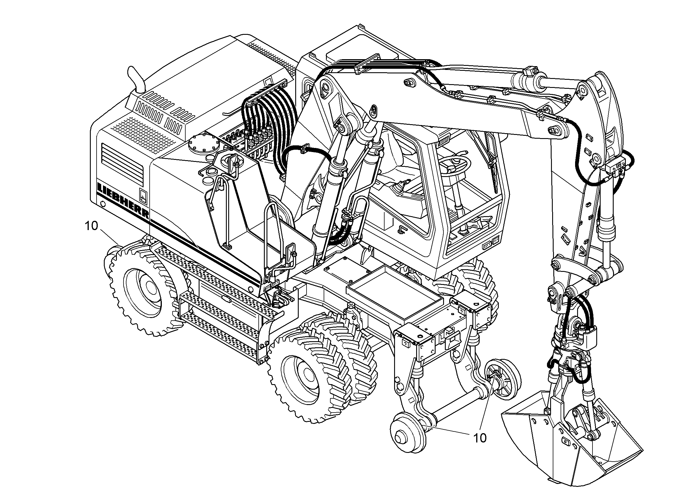 КОНТ. КОЛЬЦО-ПОДДЕРЖ.КОЛЕСО 9962651 LIEBHERR
