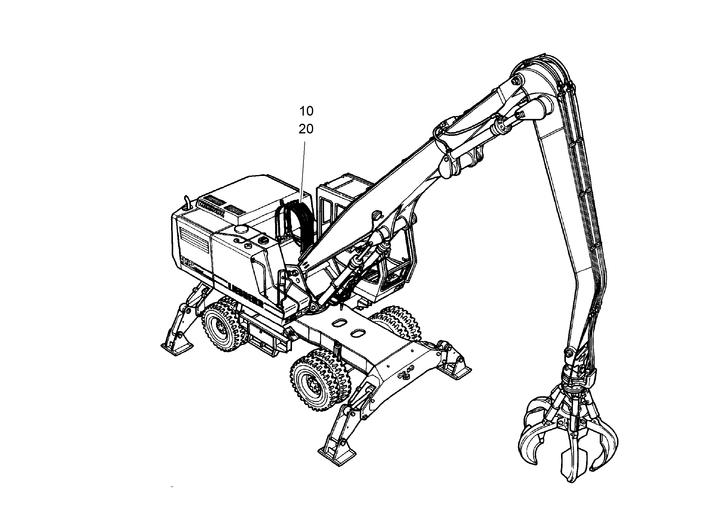 ГИДРАВЛИЧЕСКАЯ СИСТЕМА 9960718 LIEBHERR