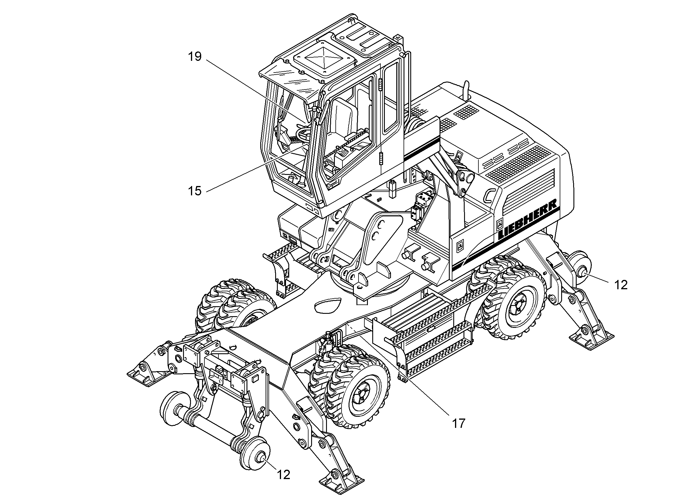 ГИДРАВЛИЧЕСКАЯ СИСТЕМА 9963864 LIEBHERR