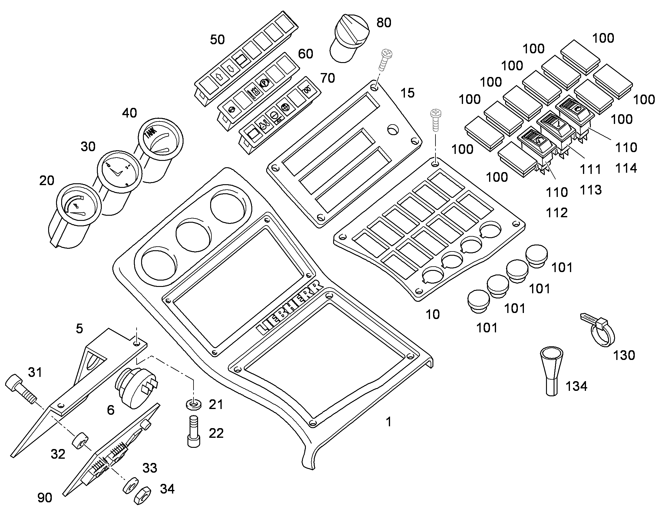 ПЛАТА НАПРАВЛЯЮЩАЯ 10294492 LIEBHERR