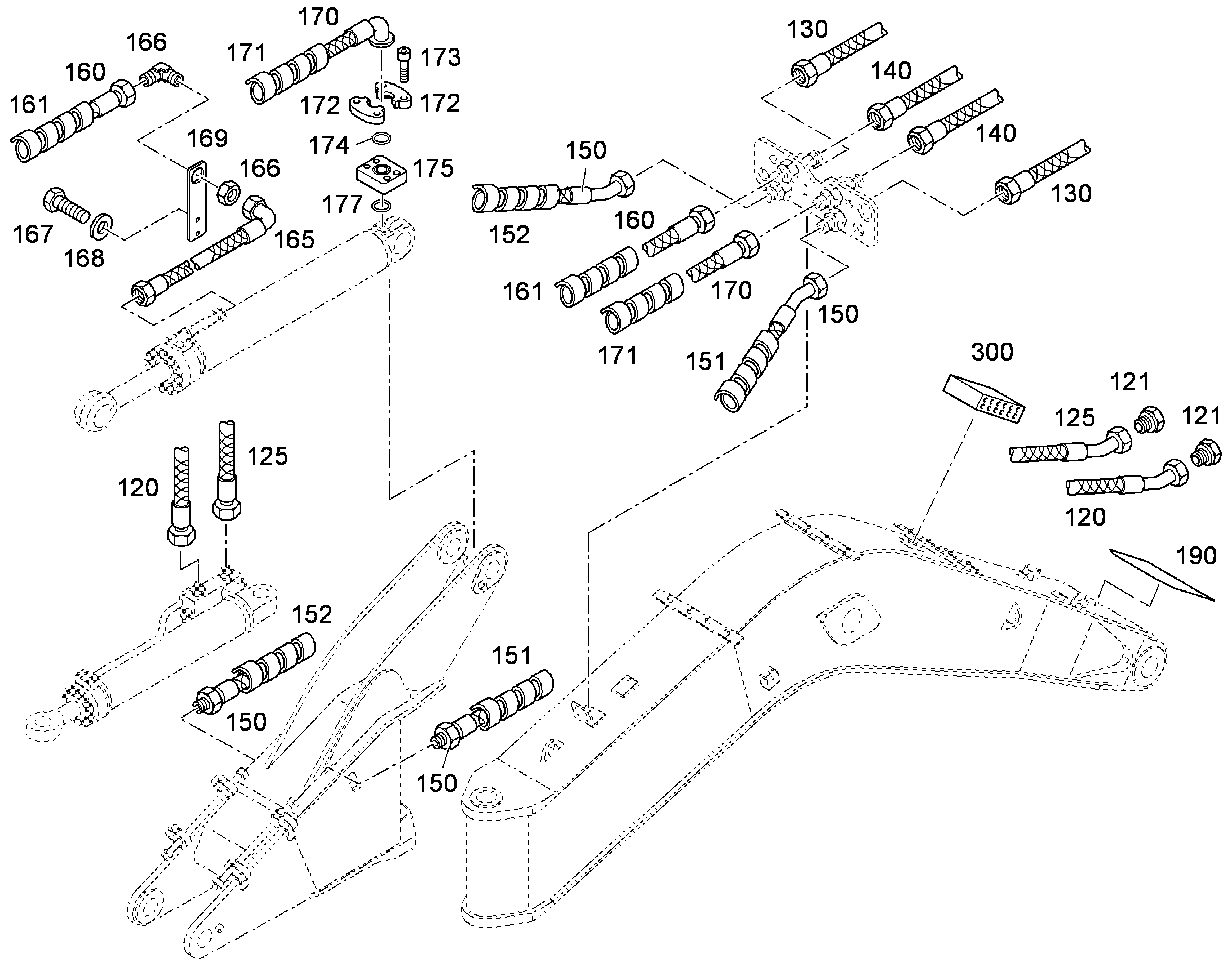 СМАЗОЧНЫЕ ЛИНИИ УСТАНОВКА 9961384 LIEBHERR