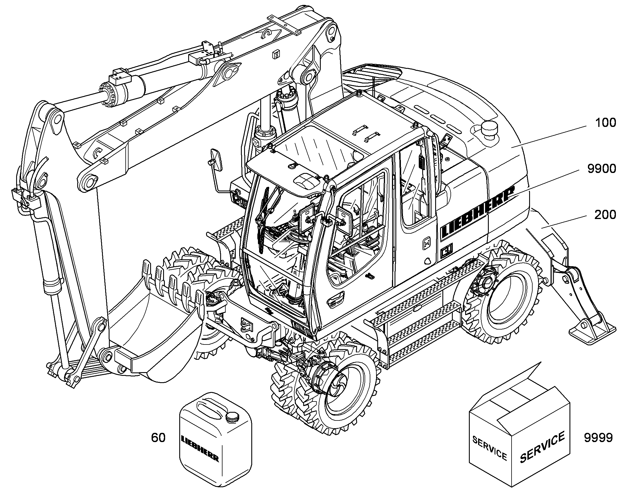 МАТЕРИАЛ СЕРВИСН.ОБСЛУЖИВАНИЯ 9070490 LIEBHERR