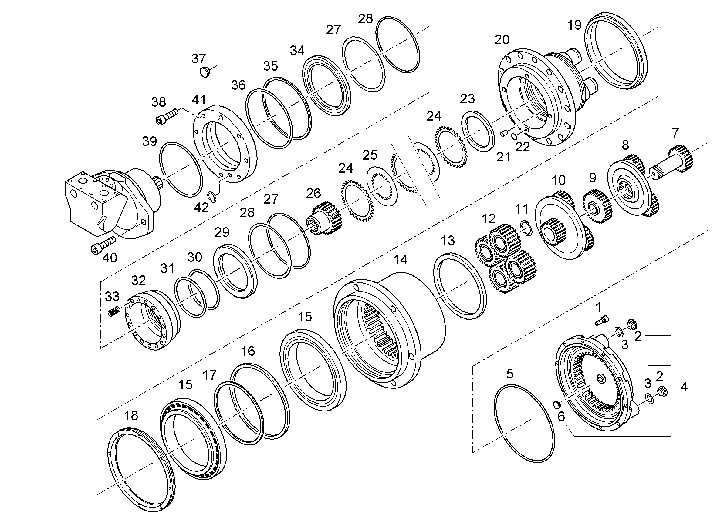2-Я ПЛАНЕТАРНАЯ ПЕРЕДАЧА 7029564 LIEBHERR