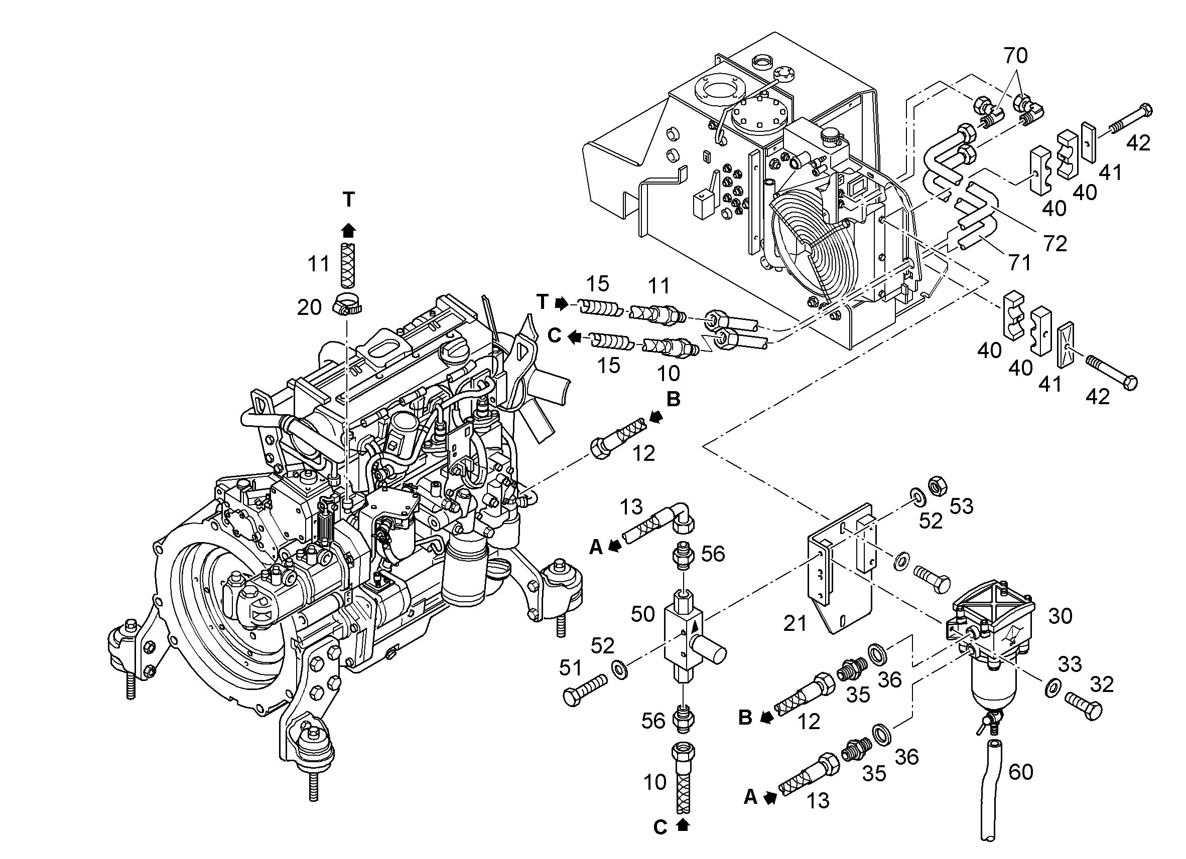 ШЛАНГ 10X340 10010890 LIEBHERR
