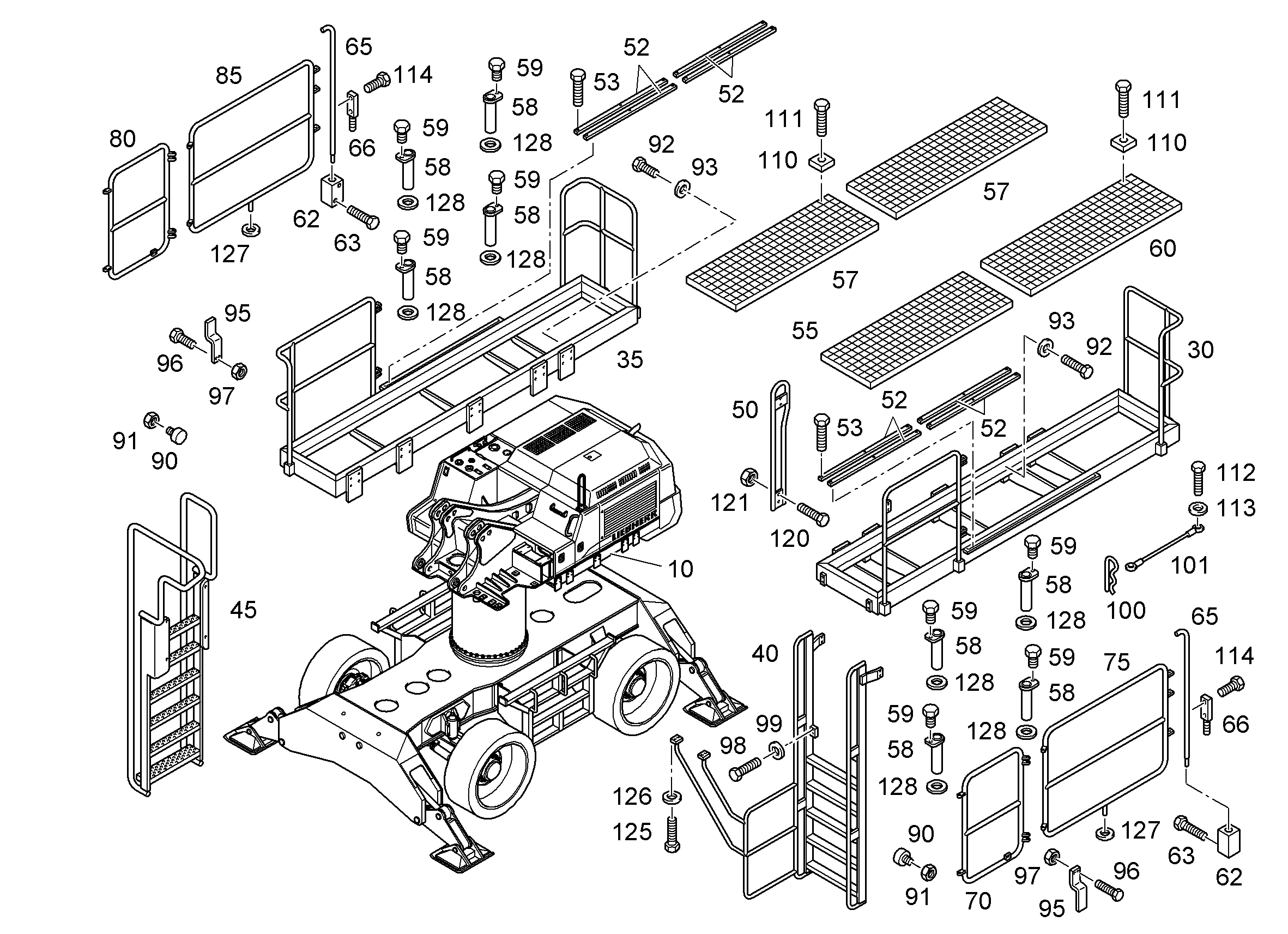 ПЛАНКА 9583187 LIEBHERR