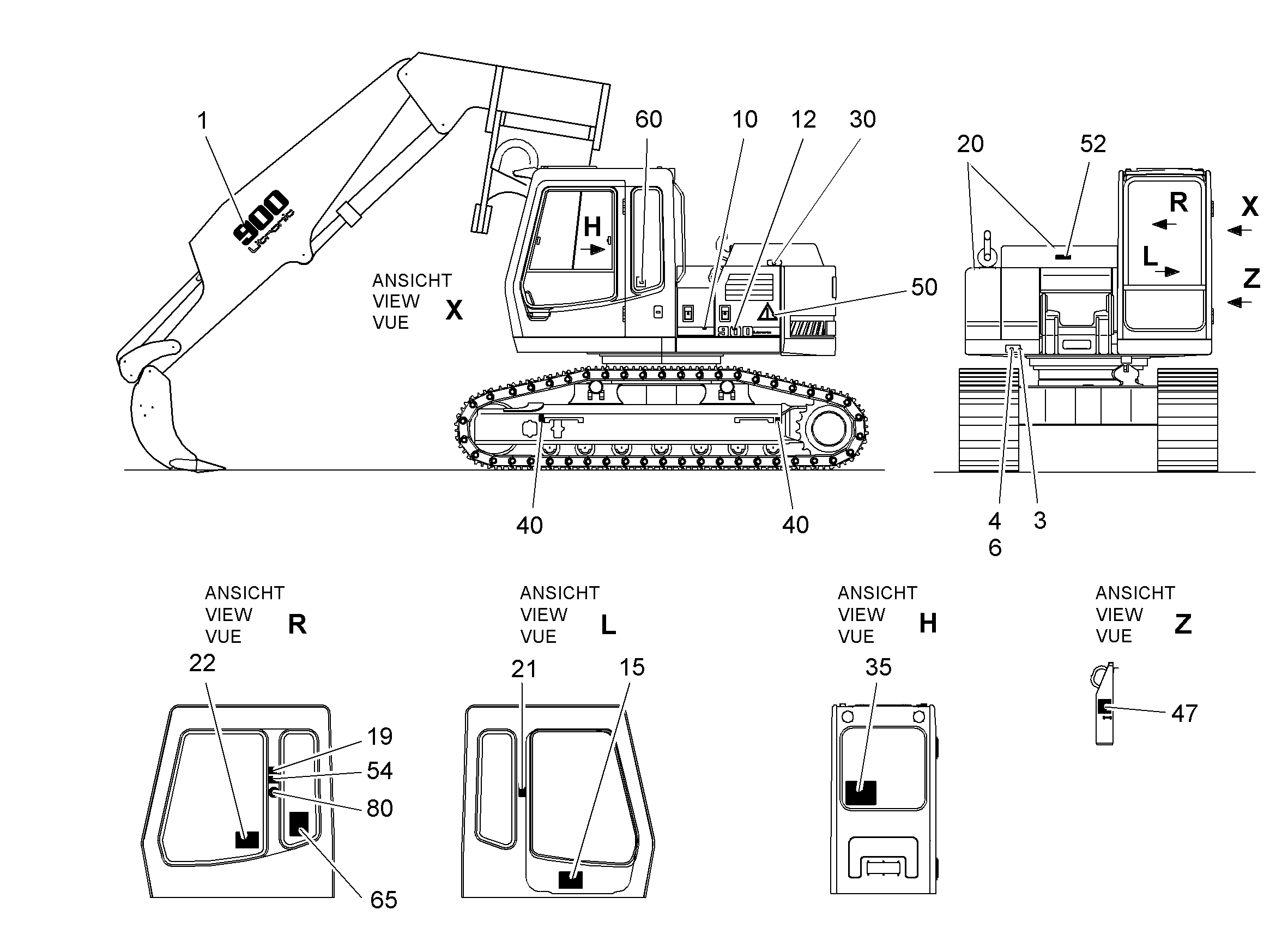 ТОЧКИ ПОГРУЗКИ И АНКЕРОВКИ 9248082 LIEBHERR