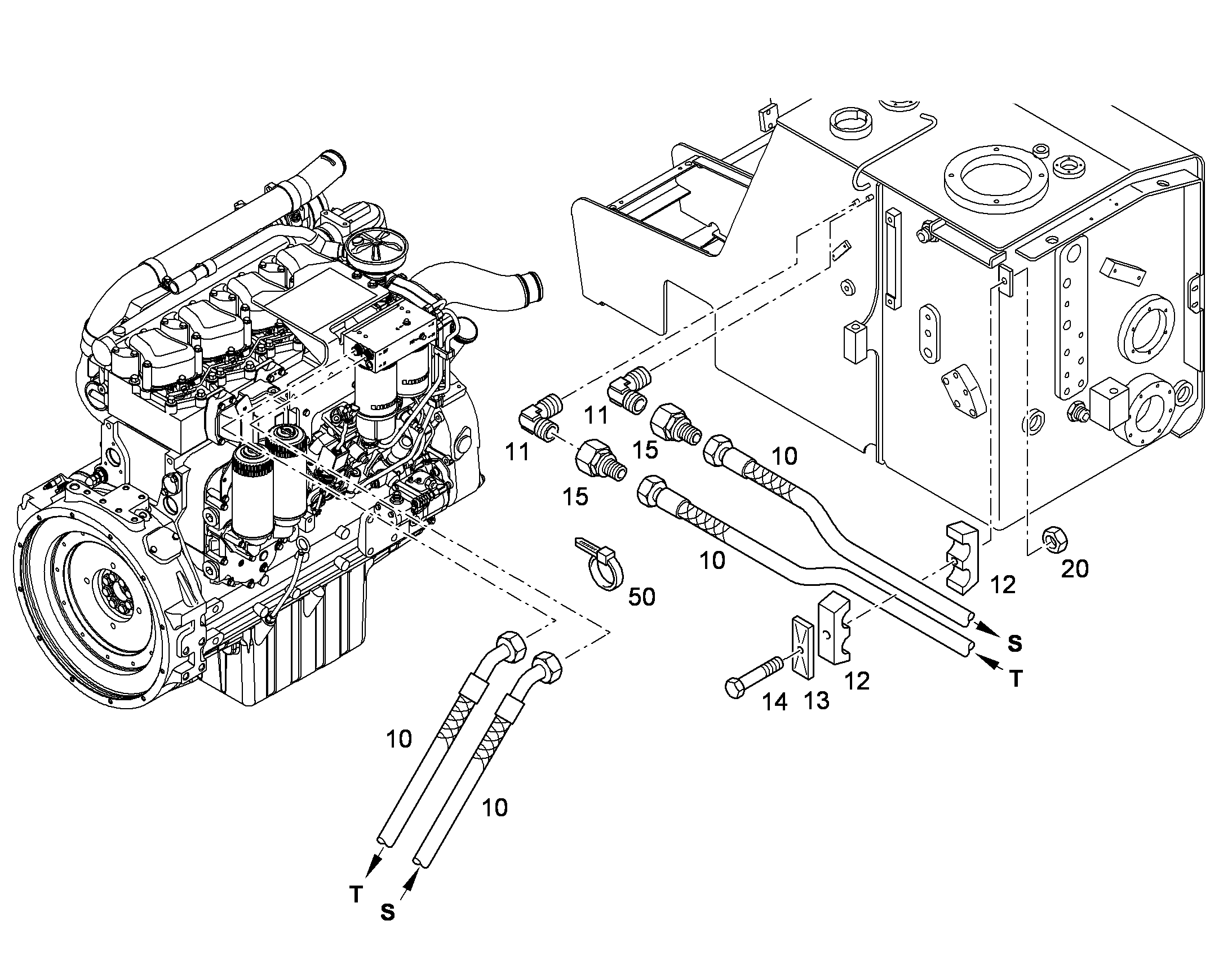 ТОПЛИВНАЯ СИСТЕМА RME 9588082 LIEBHERR
