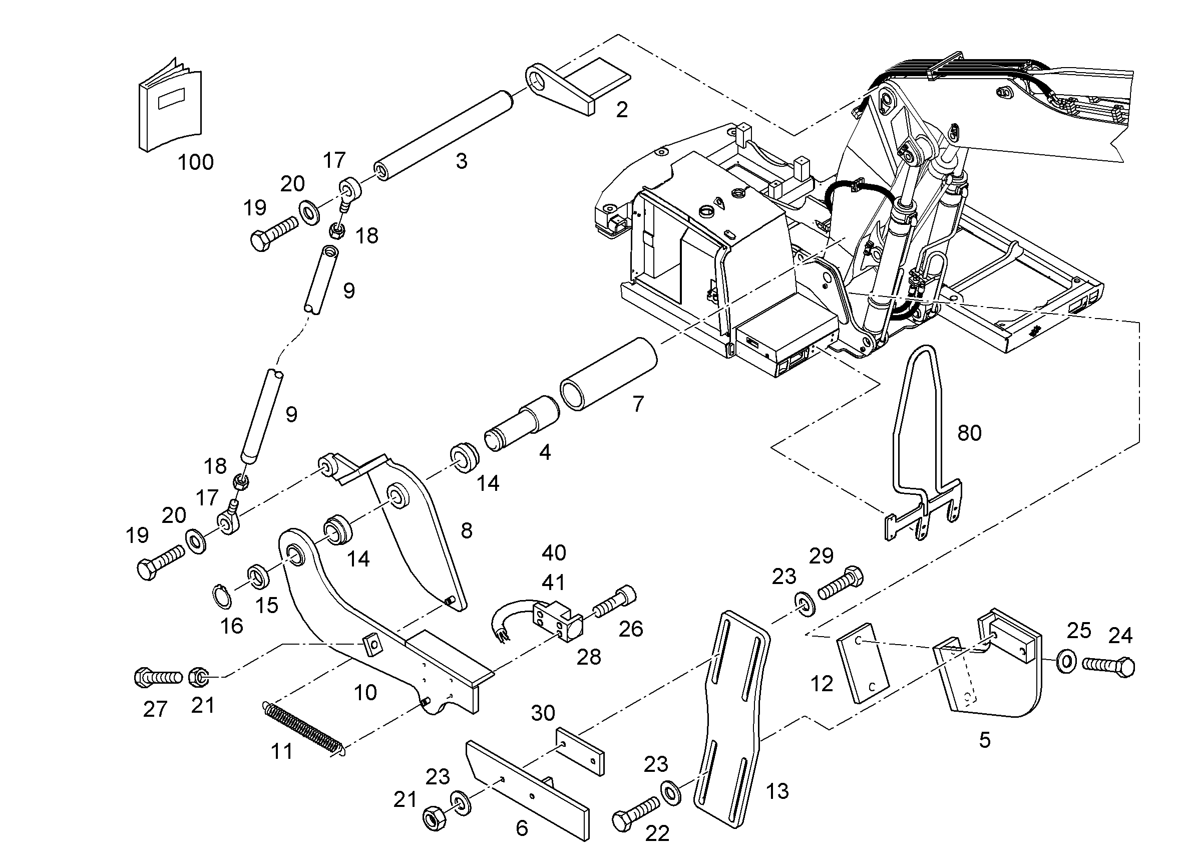 ПЛАНКА 9622439 LIEBHERR