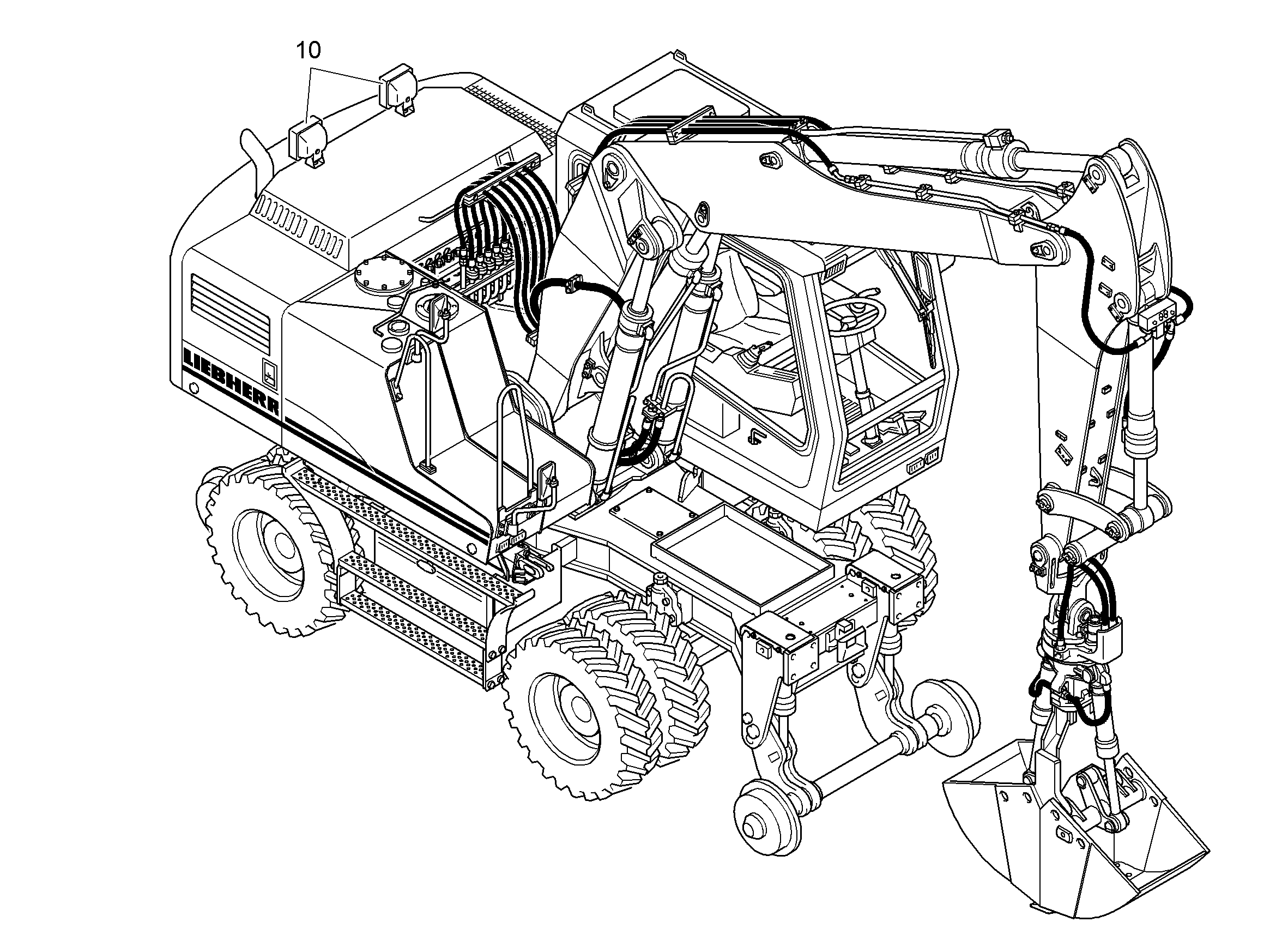 ПРОЖЕКТОР ДОПОЛНИТЕЛЬНЫЙ 9903432 LIEBHERR