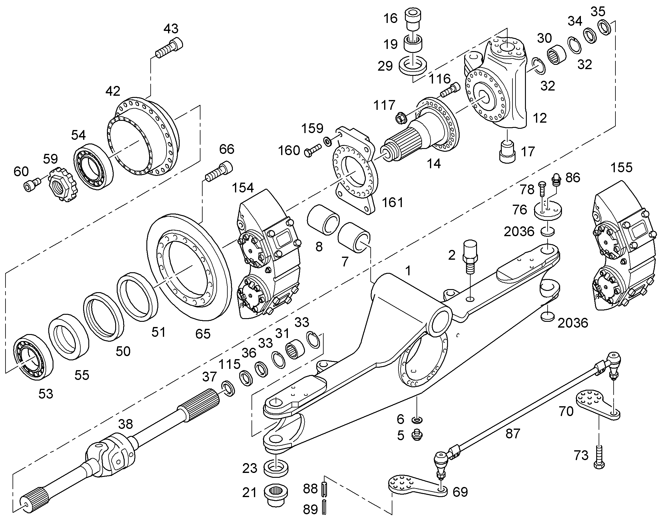 ШАРНИР КАРДАННЫЙ 10425146 LIEBHERR