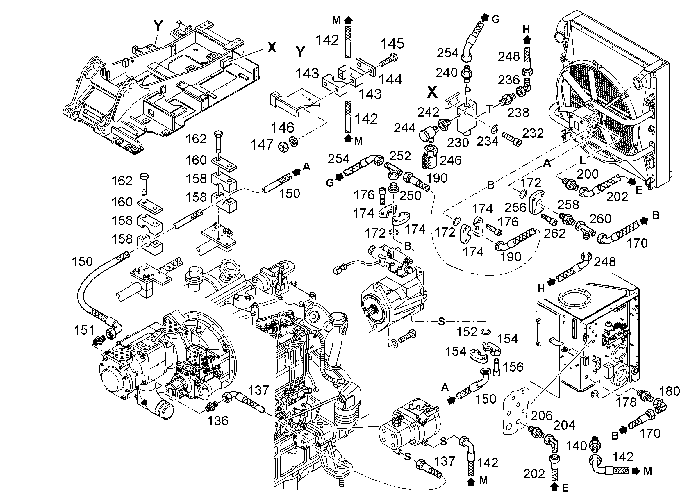 ШЛАНГ 32X1500 10011423 LIEBHERR