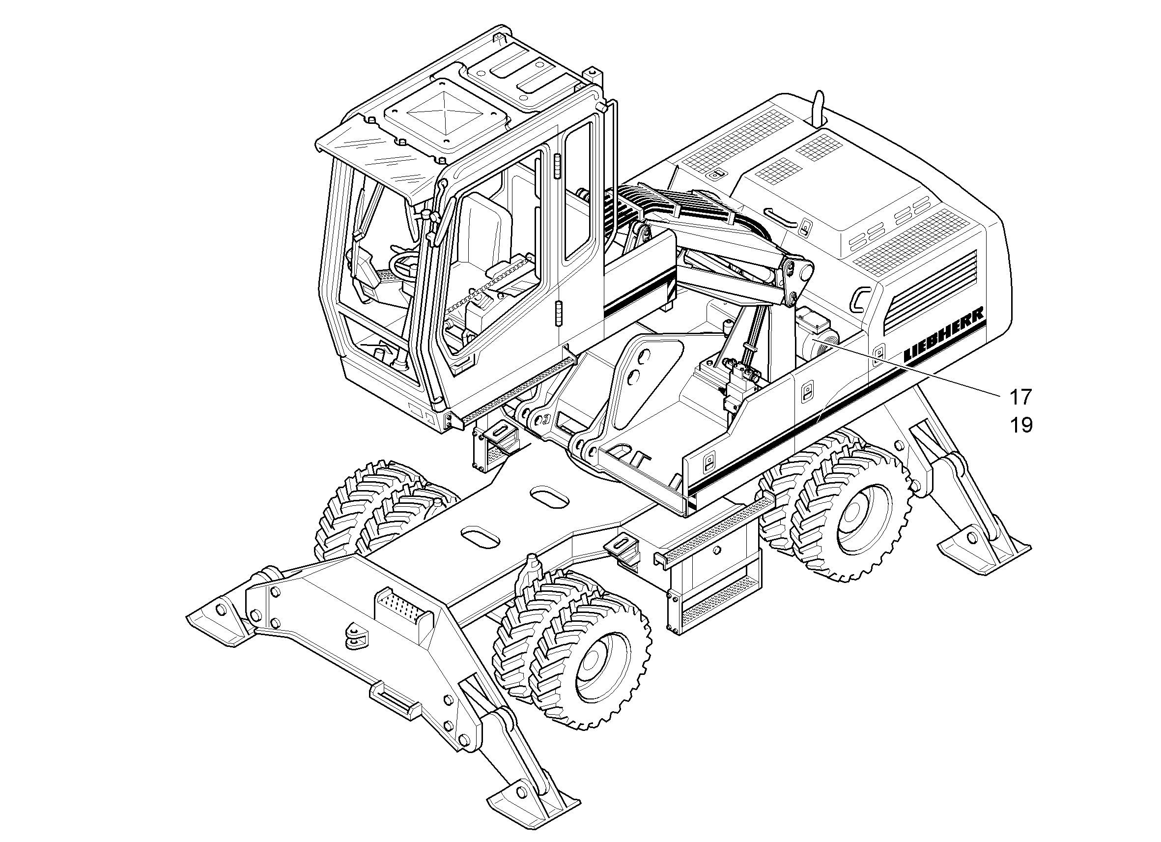 ГИДРАВЛИЧЕСКАЯ СИСТЕМА 9967547 LIEBHERR