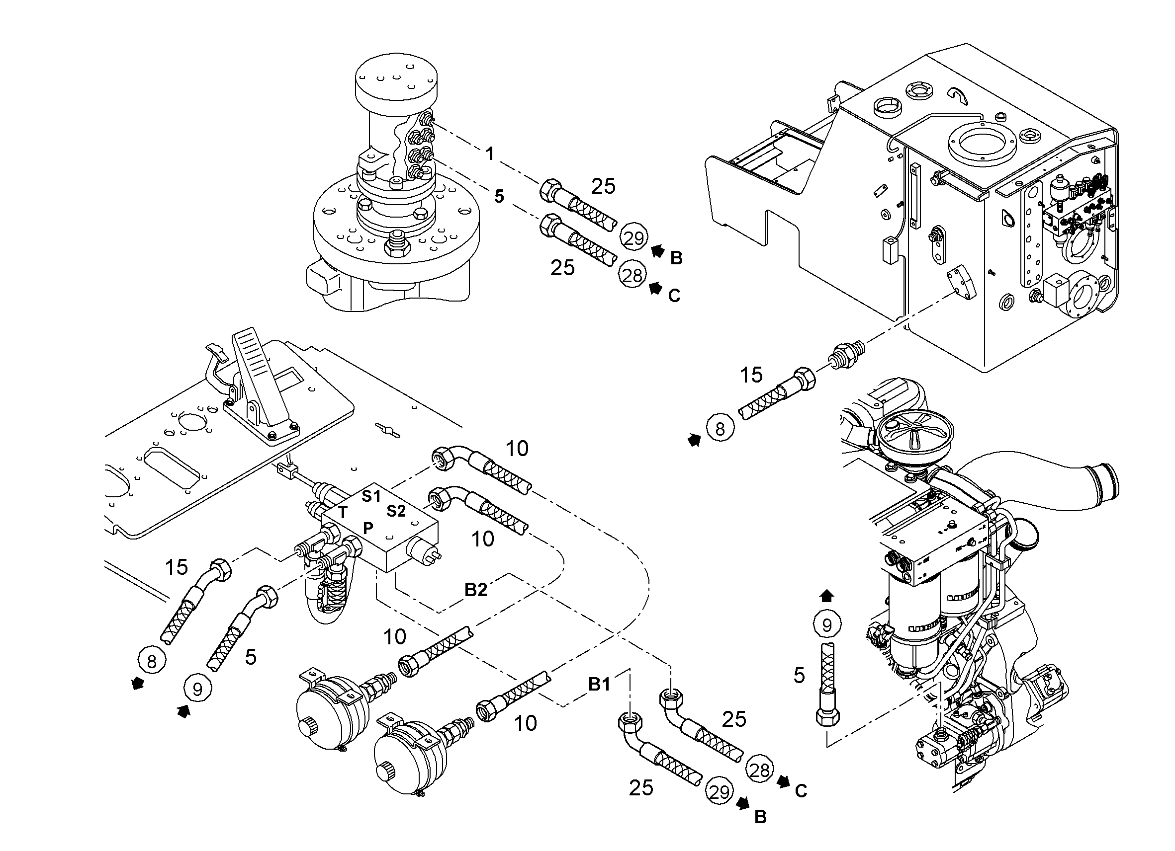 ШЛАНГ 10X3750 10007598 LIEBHERR