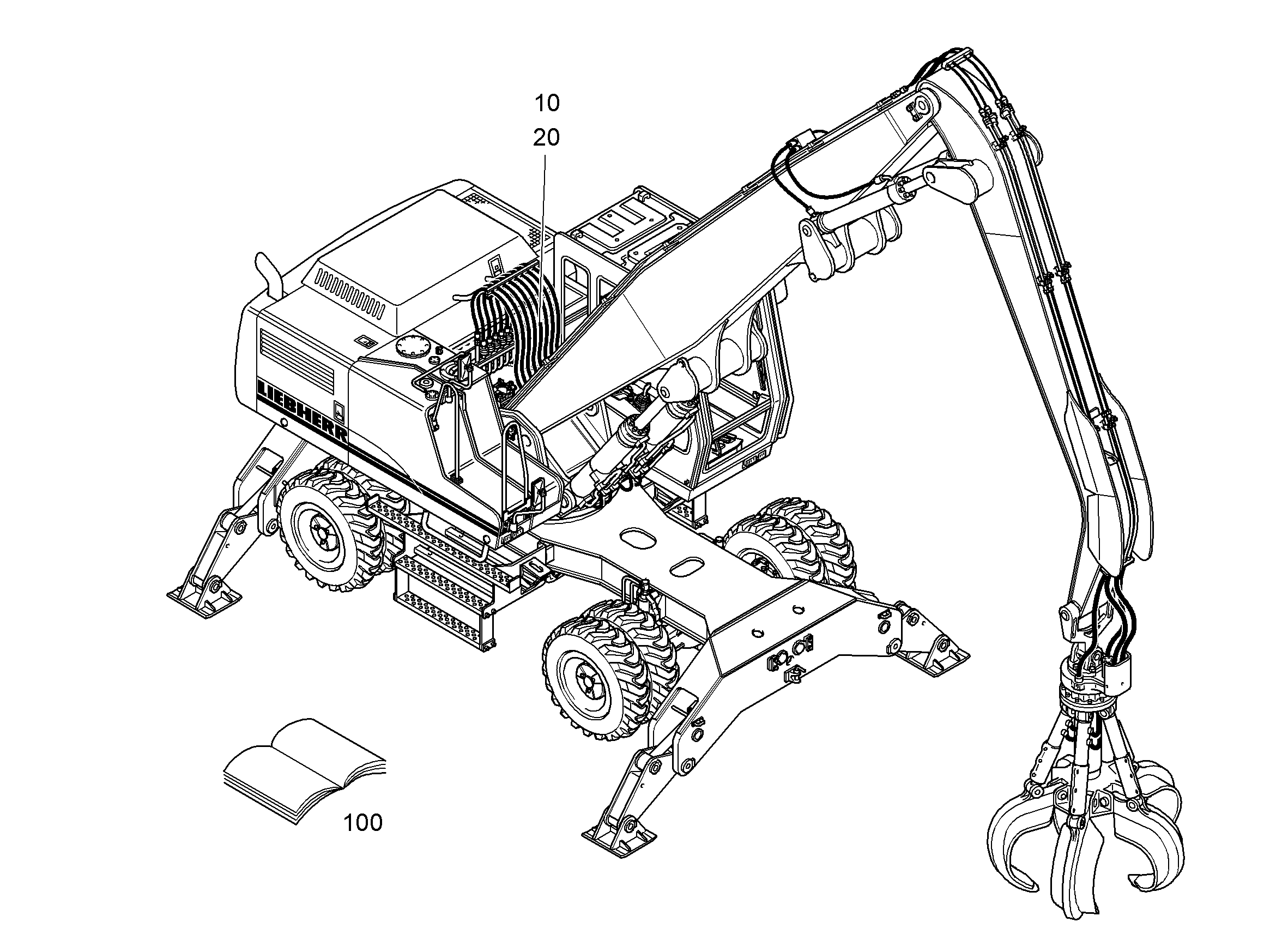ГИДРАВЛИЧЕСКАЯ СИСТЕМА 9950803 LIEBHERR