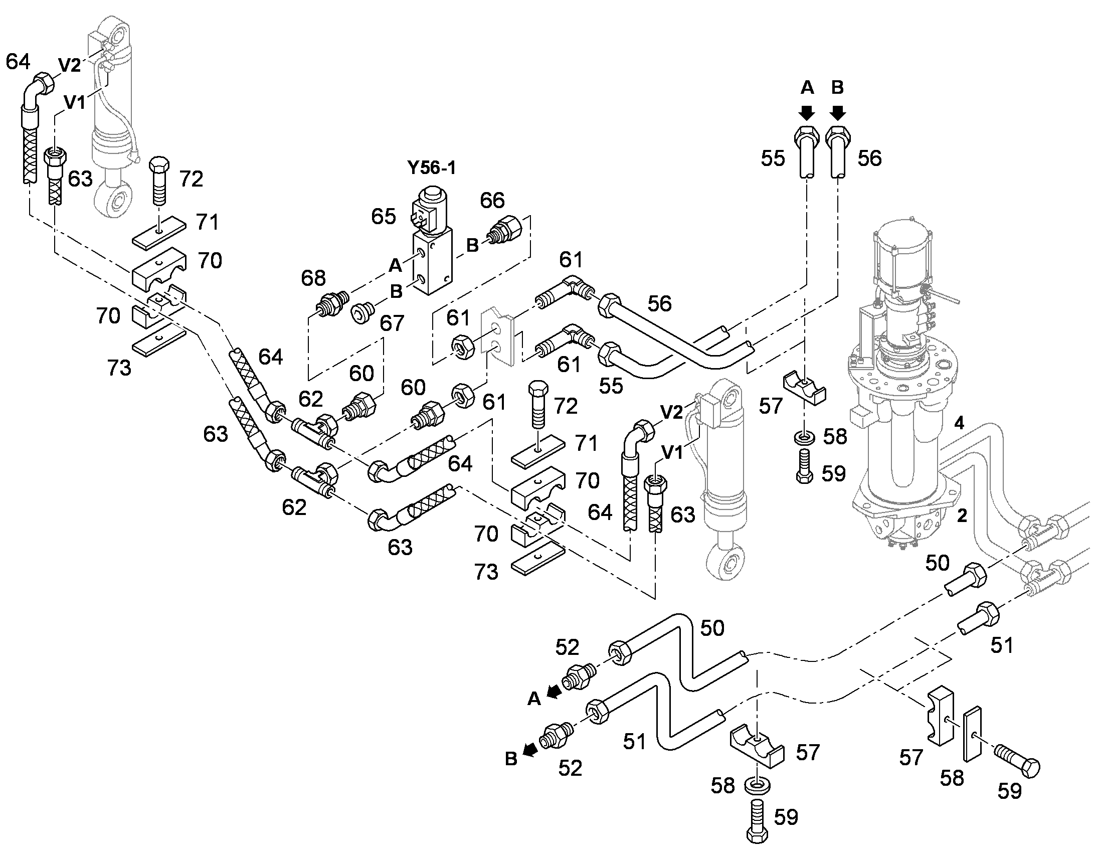 ШЛАНГ 10X1050 10115362 LIEBHERR