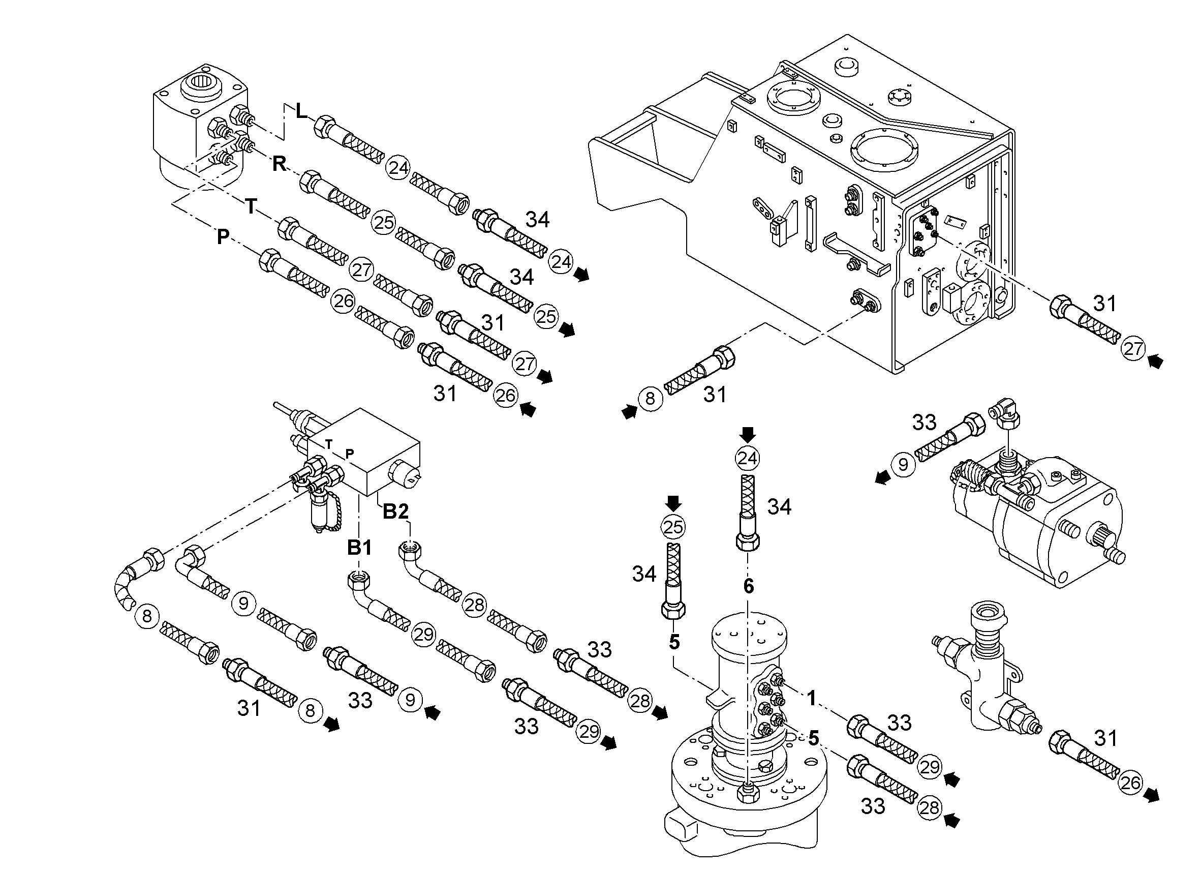 ШЛАНГ 12X2200 10010225 LIEBHERR