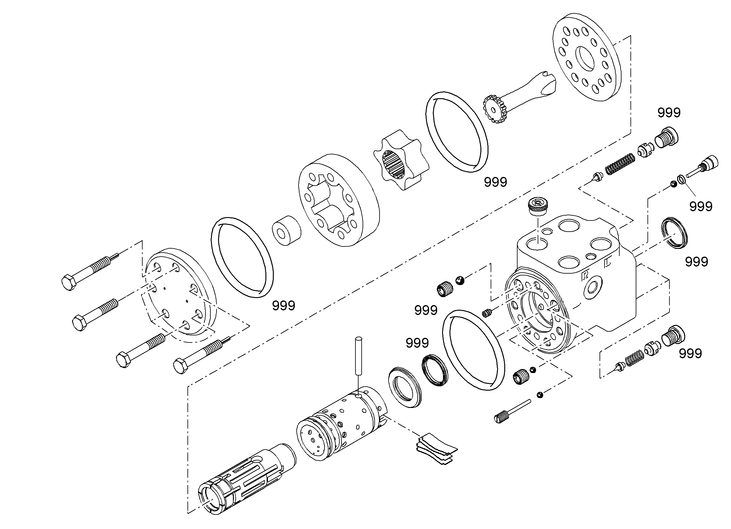 КОМПЛЕКТ УПЛОТНЕНИЙ 10008595 LIEBHERR