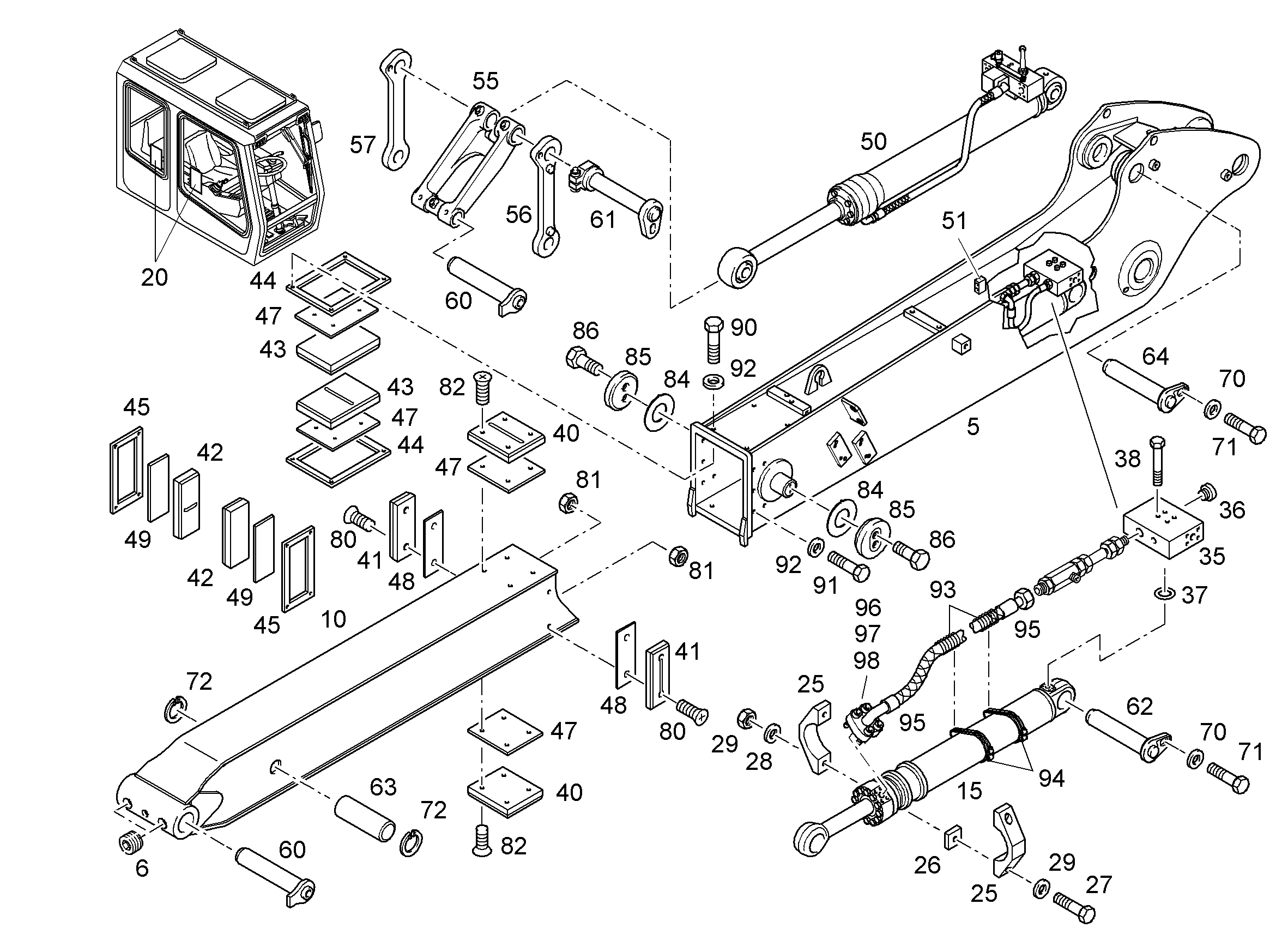 СМАЗОЧНЫЕ ЛИНИИ УСТАНОВКА 9952404 LIEBHERR