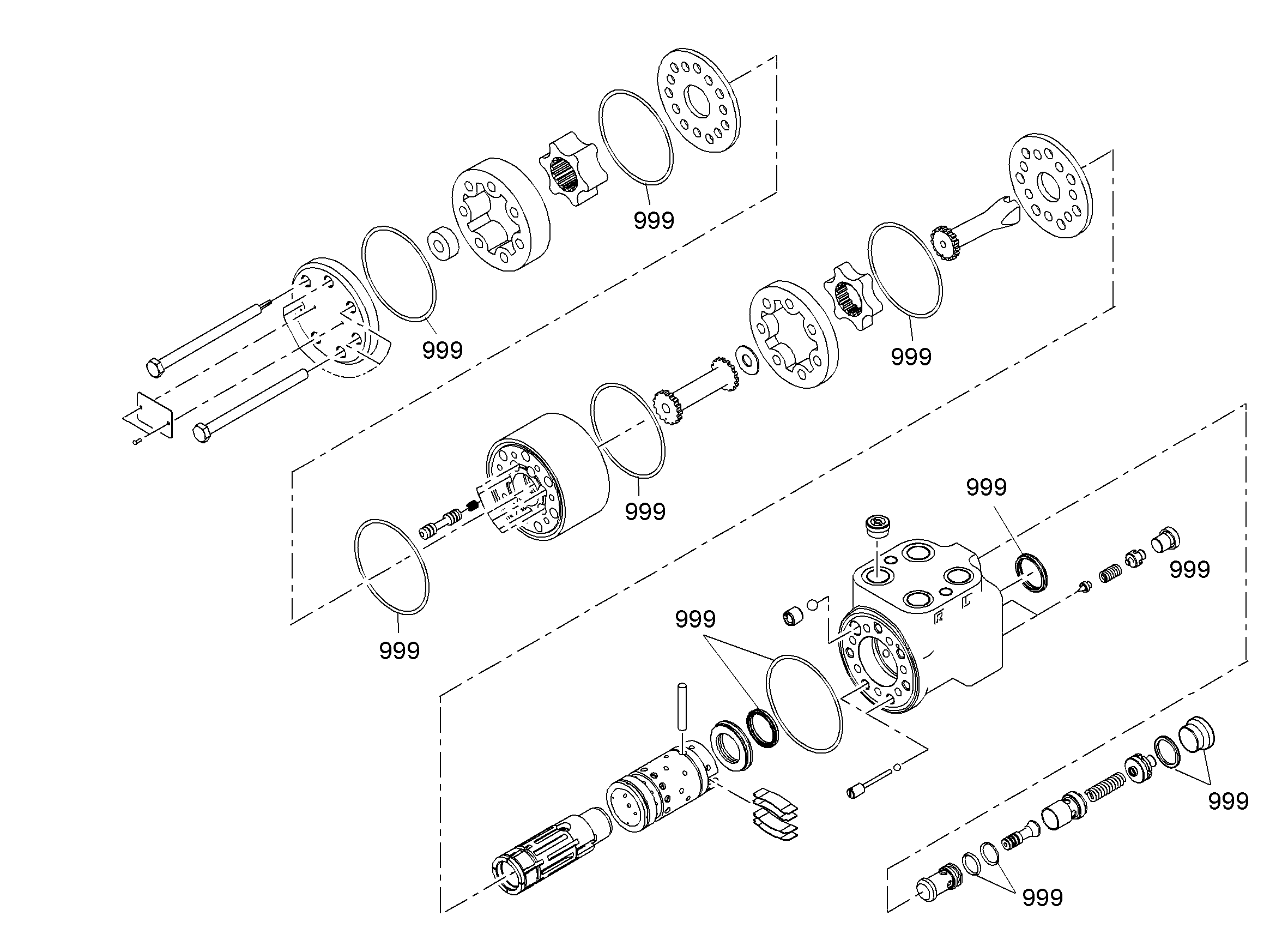 КОМПЛЕКТ УПЛОТНЕНИЙ 10014065 LIEBHERR