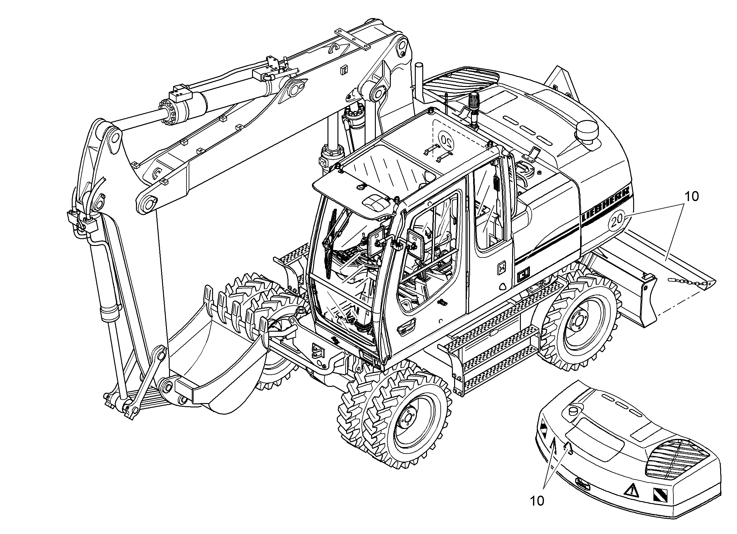 ПОСТАВЛЯЕМЫЙ КОМПЛЕКТ ЧЕХИЯ 9583246 LIEBHERR