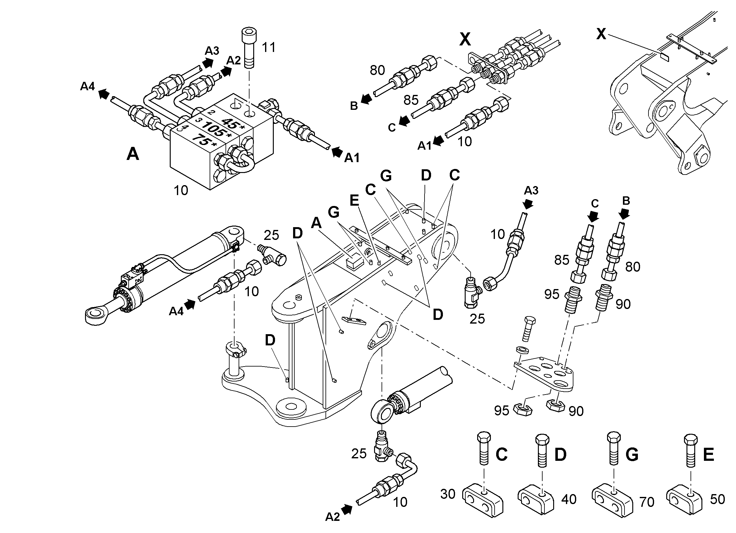 РАСПРЕДЕЛИТЕЛЬ MX-F 3/3 10016026 LIEBHERR