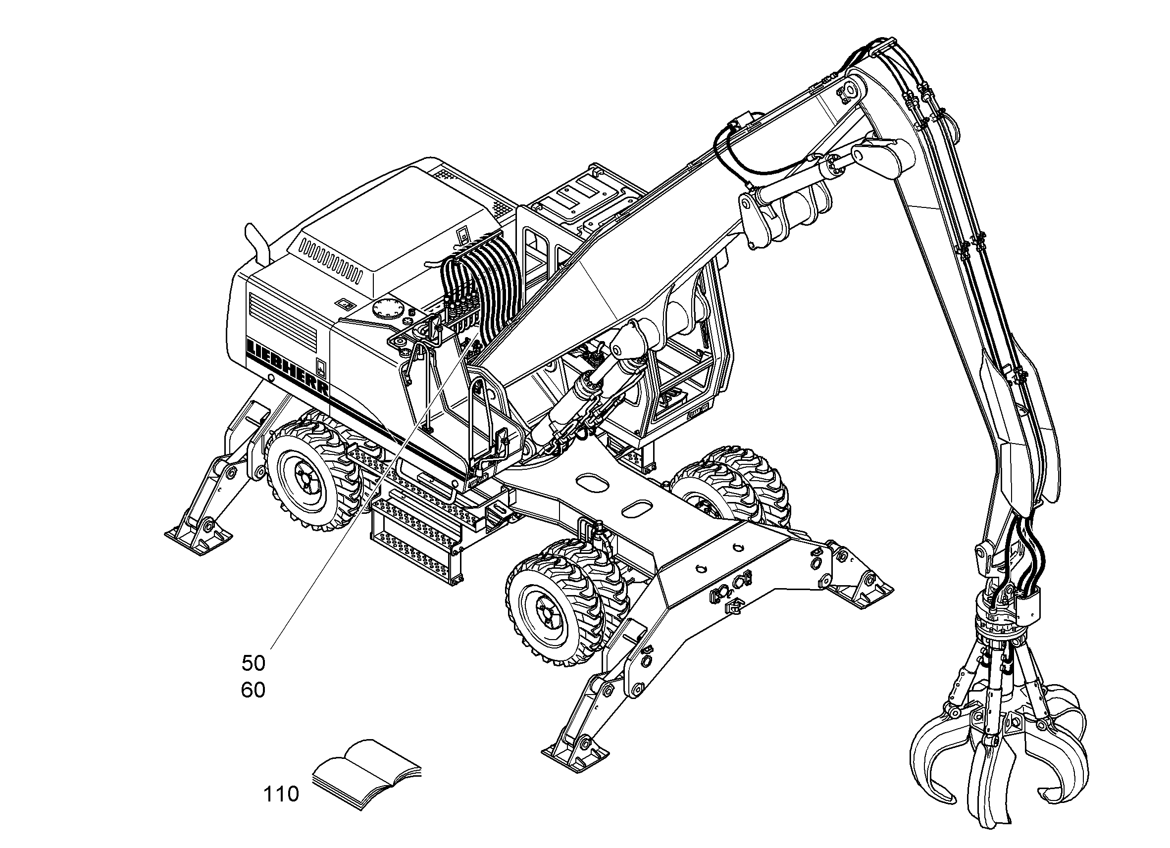 ГИДРАВЛИЧЕСКАЯ СИСТЕМА 9281061 LIEBHERR