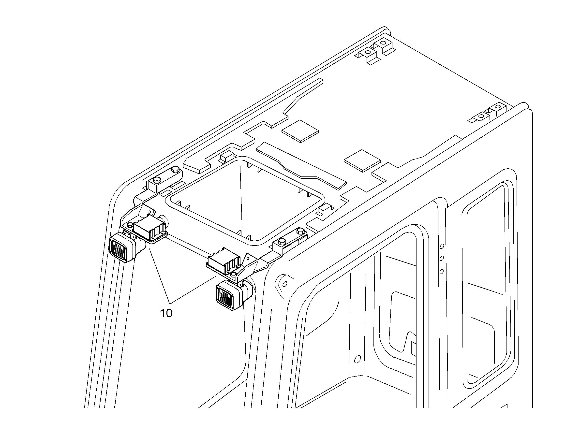 XENON ДОПОЛНИТЕЛЬНАЯ ФАРА 9281466 LIEBHERR