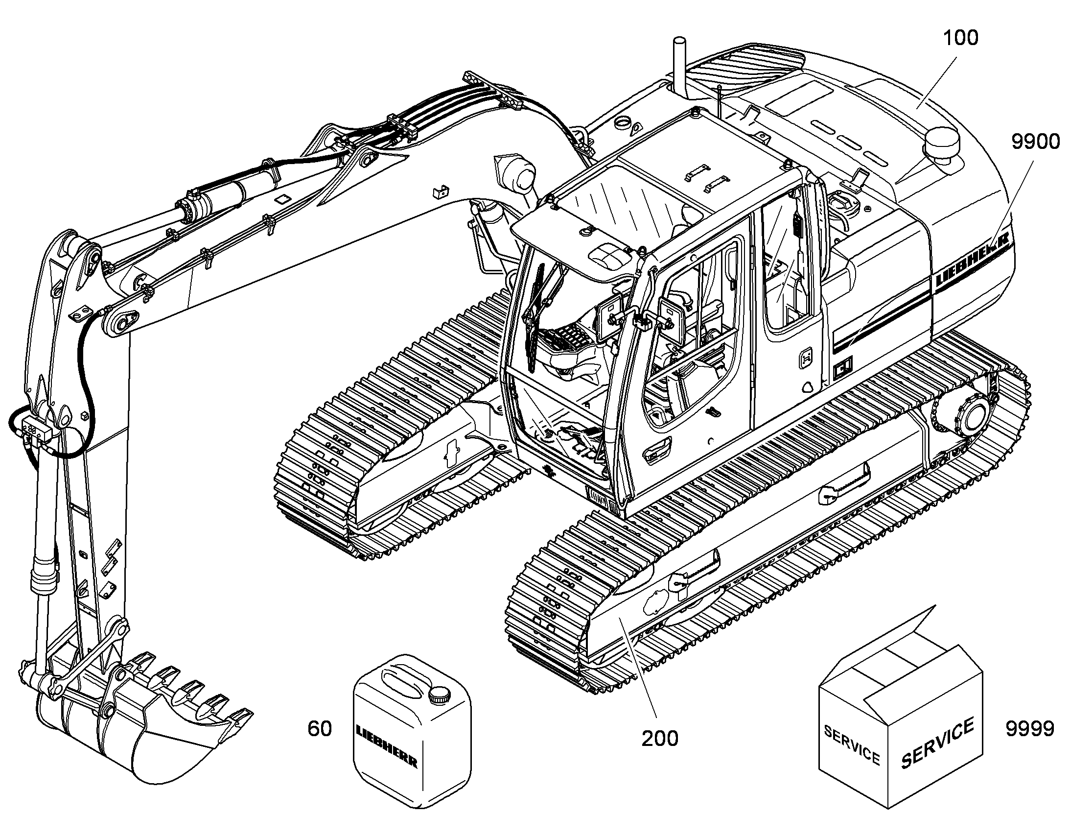 МАТЕРИАЛ СЕРВИСН.ОБСЛУЖИВАНИЯ 9070491 LIEBHERR