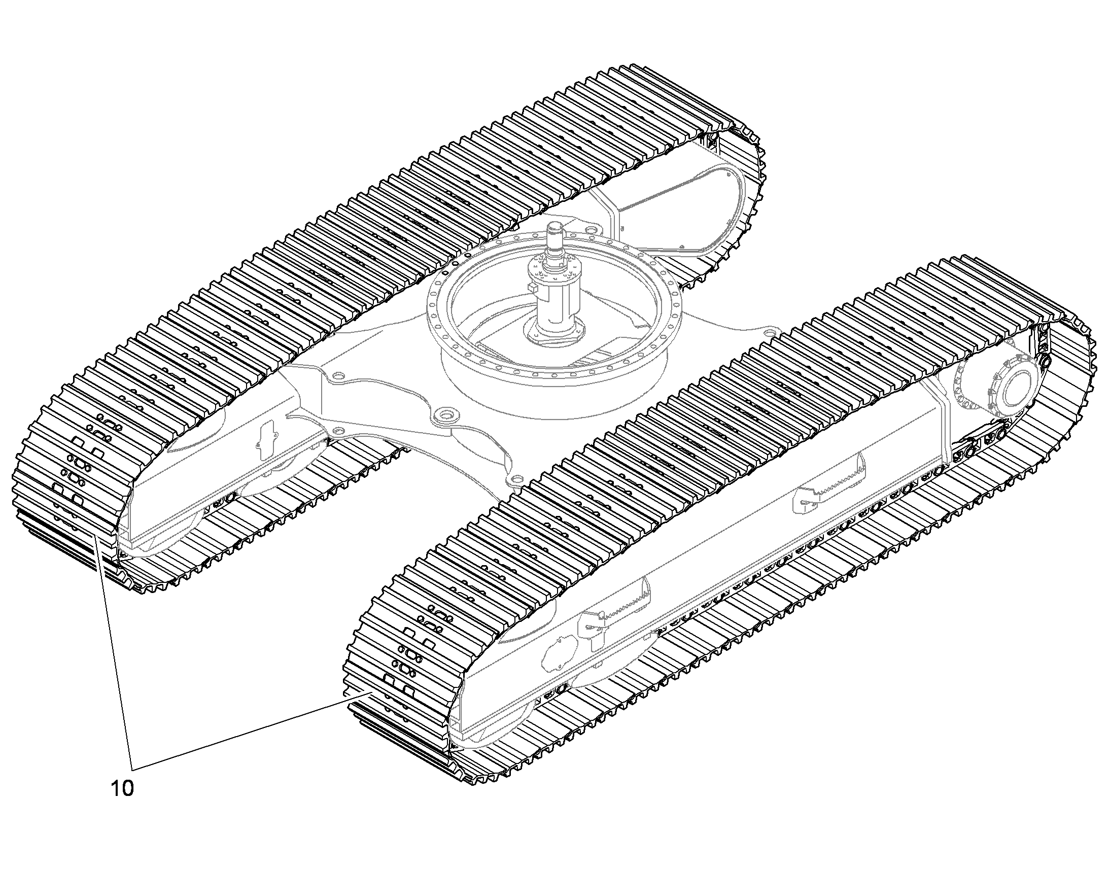 ГУСЕНИЧНАЯ ЦЕПЬ 500mm 10015673 LIEBHERR