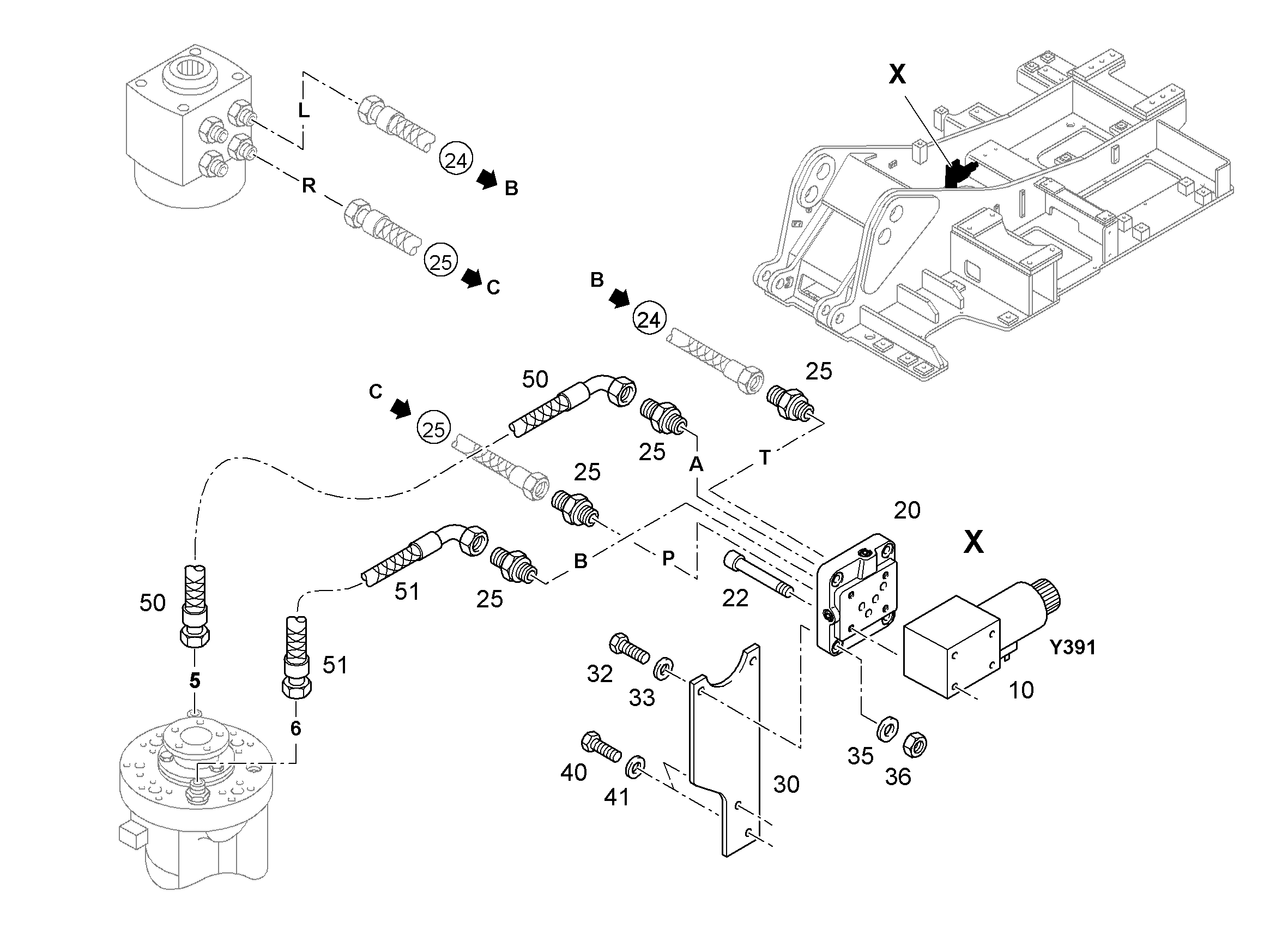 ШЛАНГ 12X800 10021347 LIEBHERR