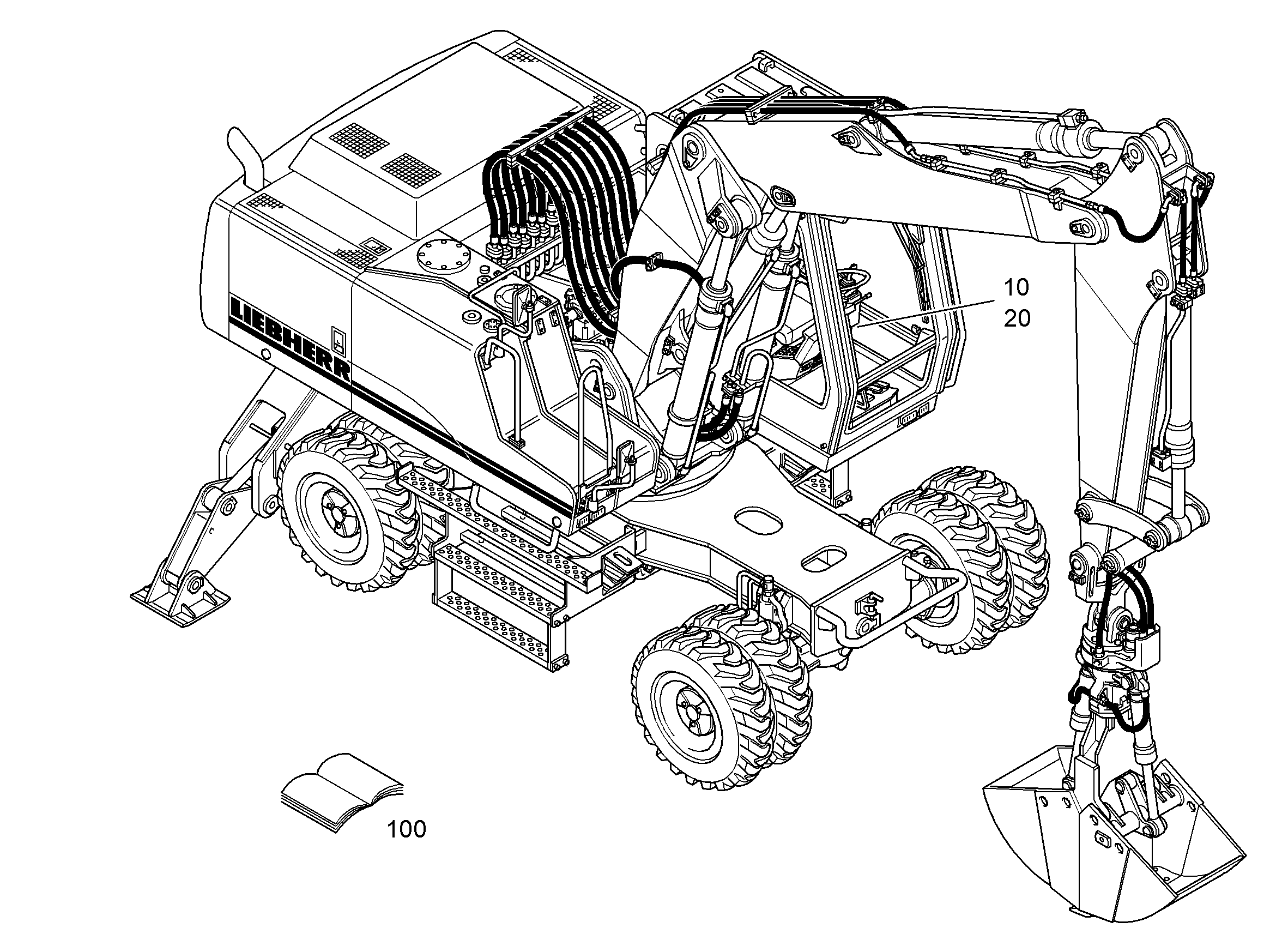 ГИДРАВЛИЧЕСКАЯ СИСТЕМА 9281868 LIEBHERR