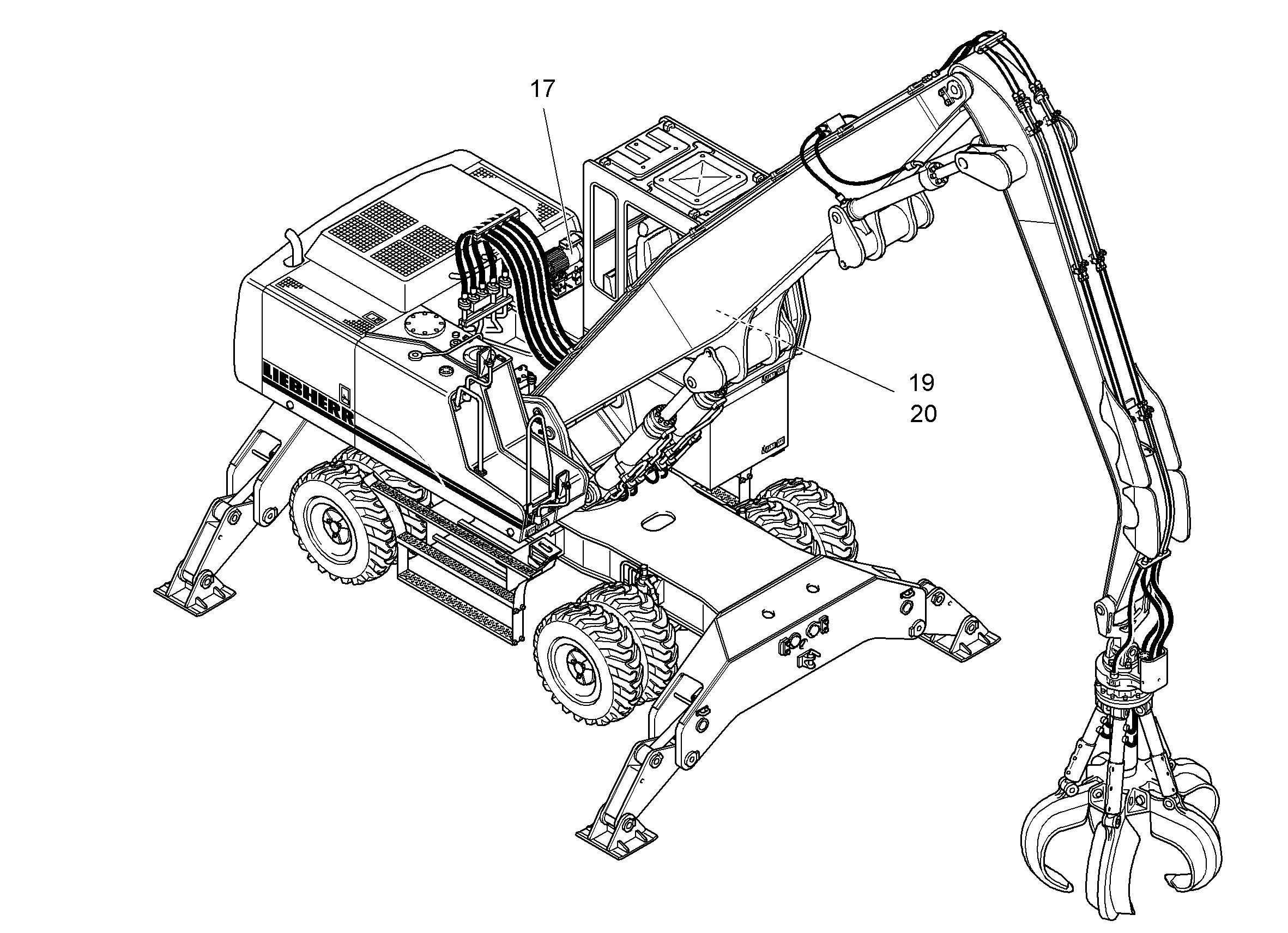 ГИДРАВЛИЧЕСКАЯ СИСТЕМА 9960053 LIEBHERR