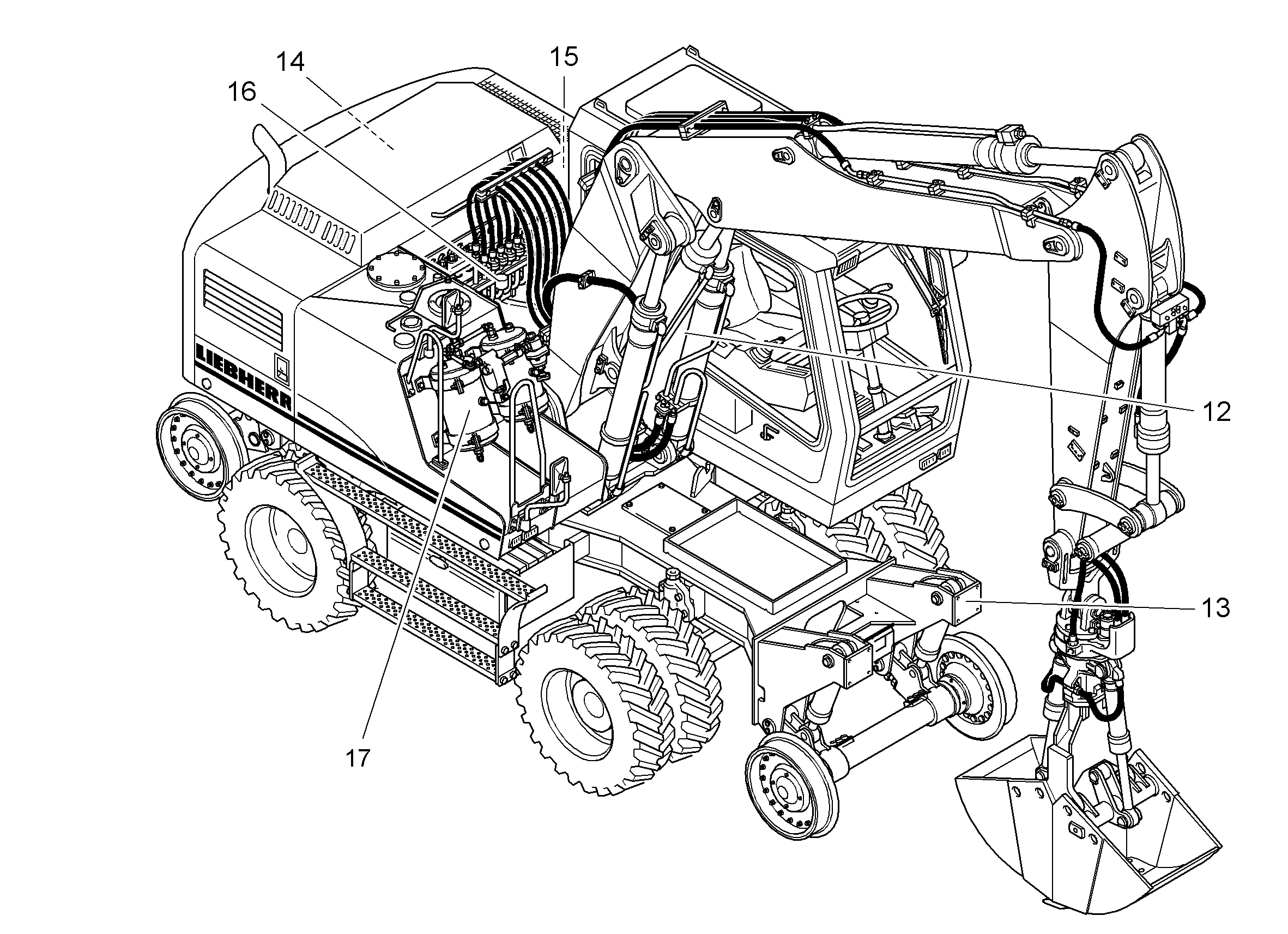 КОМПРЕССОРНАЯ УСТАНОВКА ШАССИ 9281326 LIEBHERR