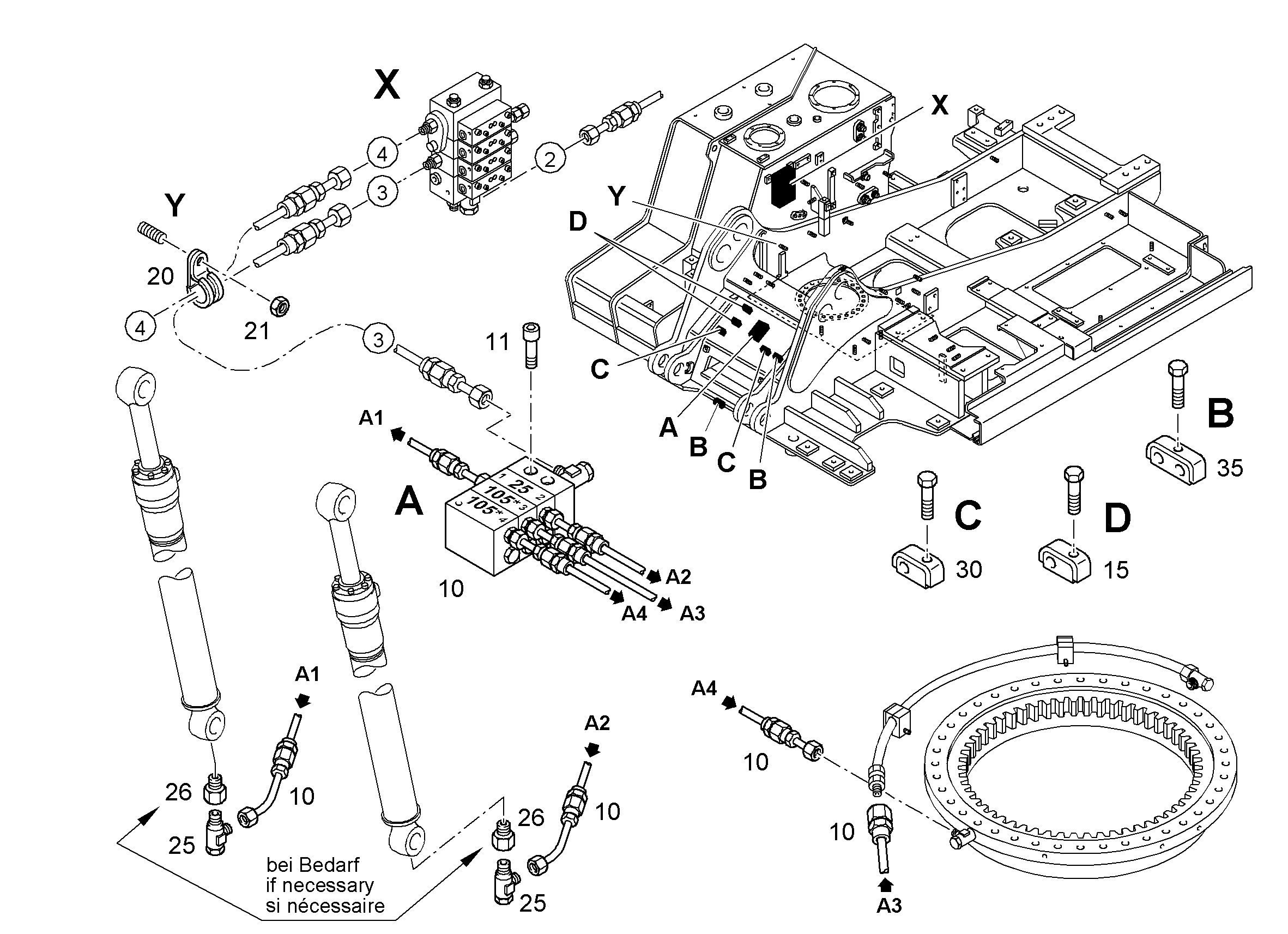 РАСПРЕДЕЛИТЕЛЬ MX-F 3/4 10022446 LIEBHERR