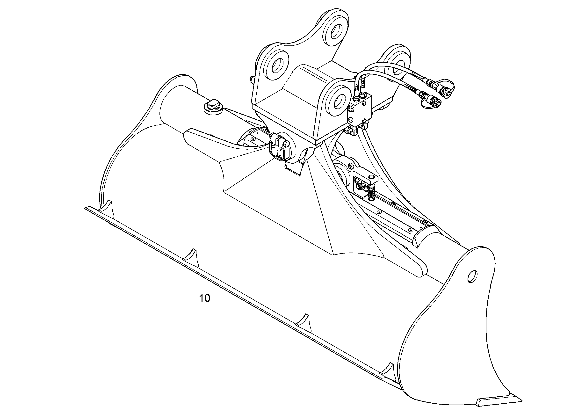 КОВШ КАНАВООЧИСТИТЕЛЯ 1600mm 0,55m³ 9283431 LIEBHERR
