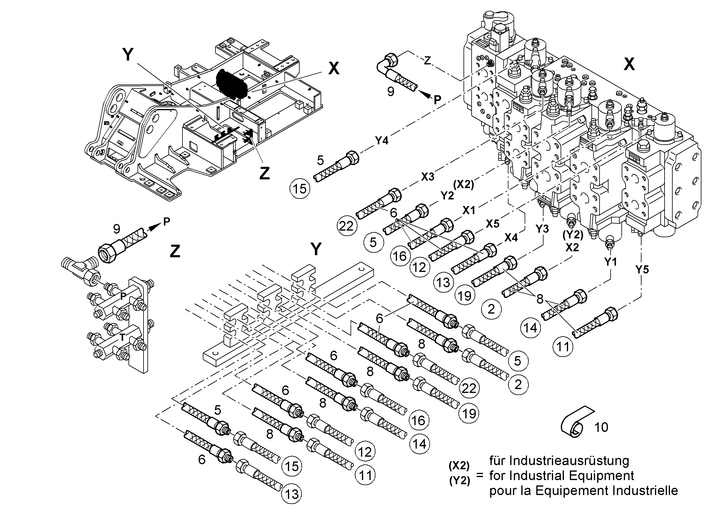 ОГРАНИЧЕНИЕ ПОДЪЕМА 9586727 LIEBHERR