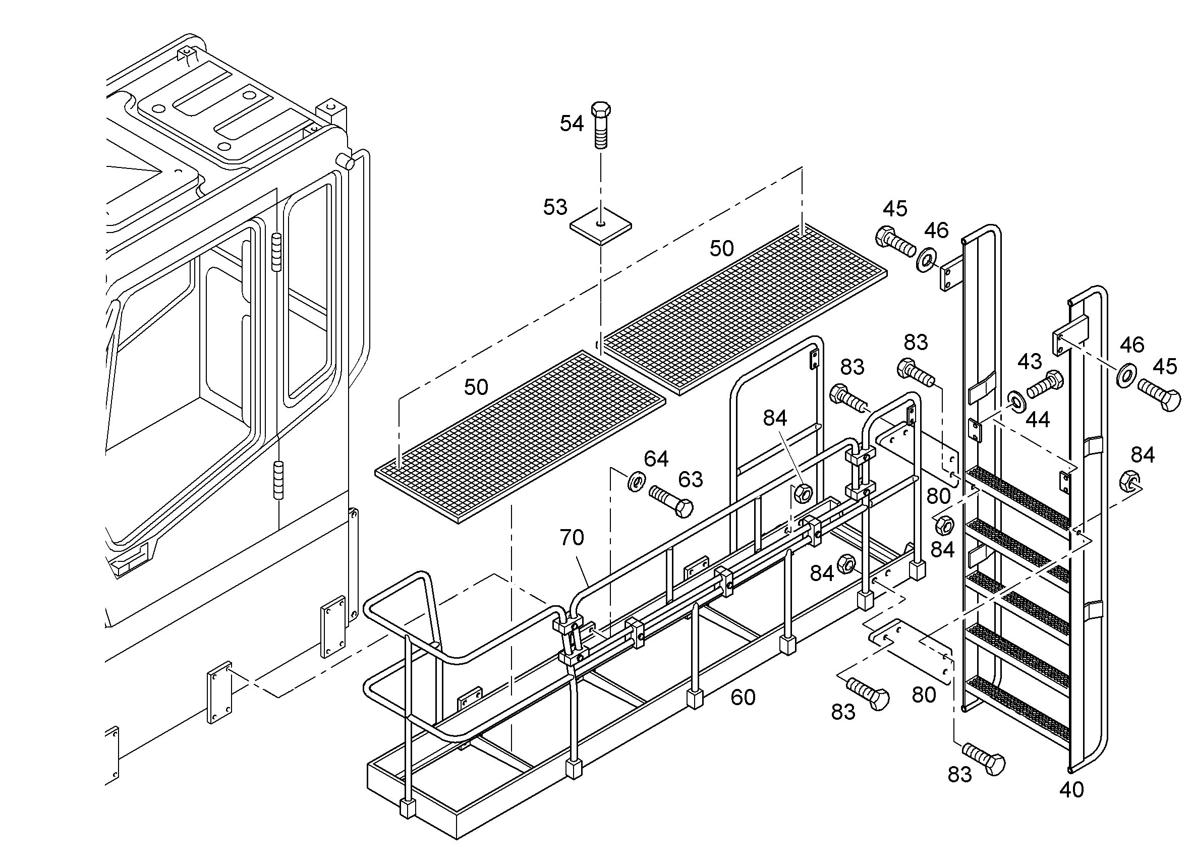 ПЛАТФОРМА 9284521 LIEBHERR