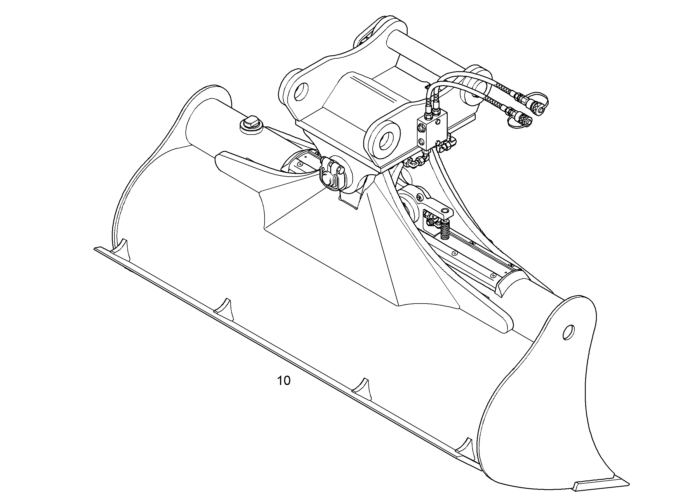КОВШ КАНАВООЧИСТИТЕЛЯ 1600mm 0,55m³ 9285682 LIEBHERR