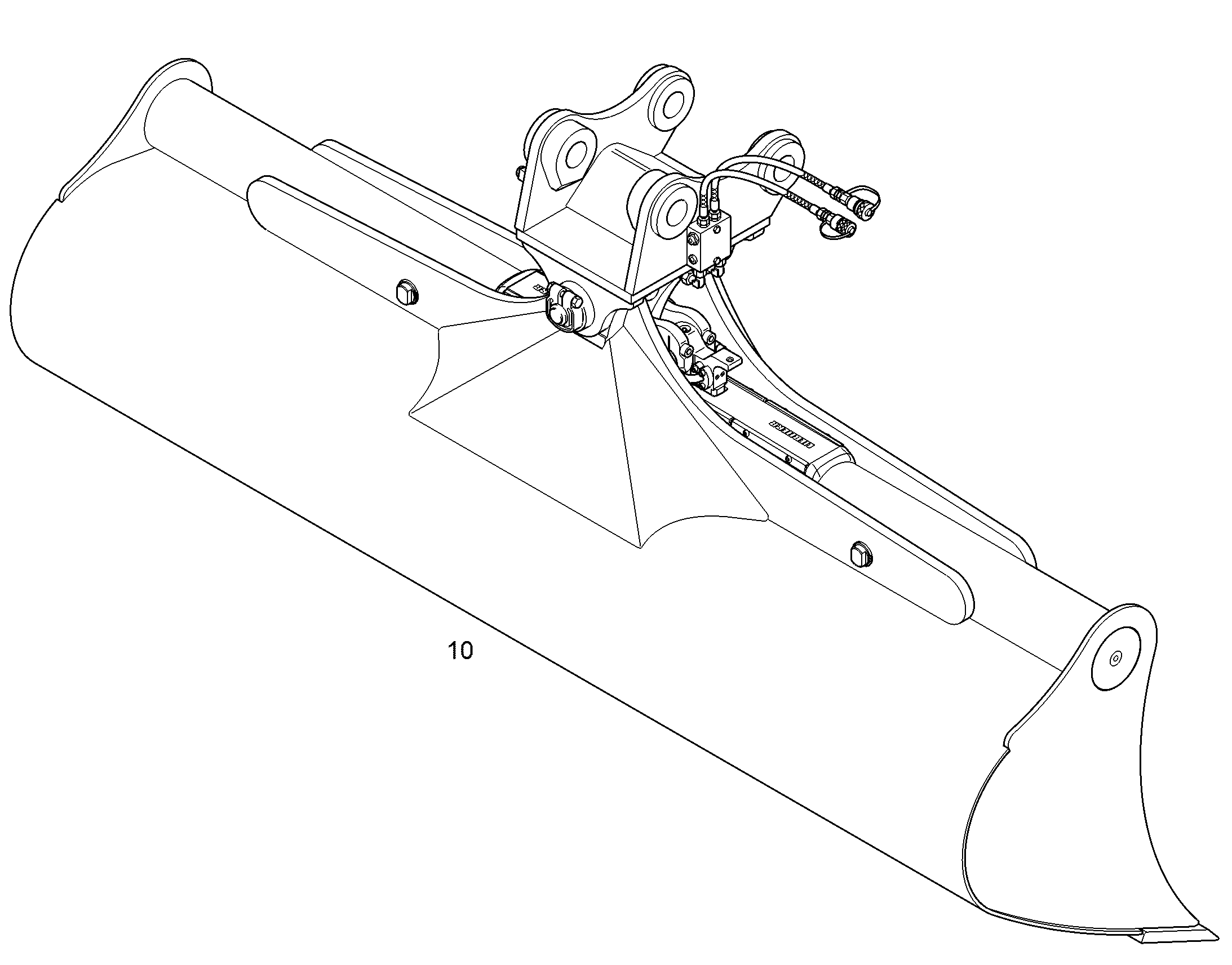 КОВШ КАНАВООЧИСТИТЕЛЯ 2800mm 1,45m³ 94067984 LIEBHERR