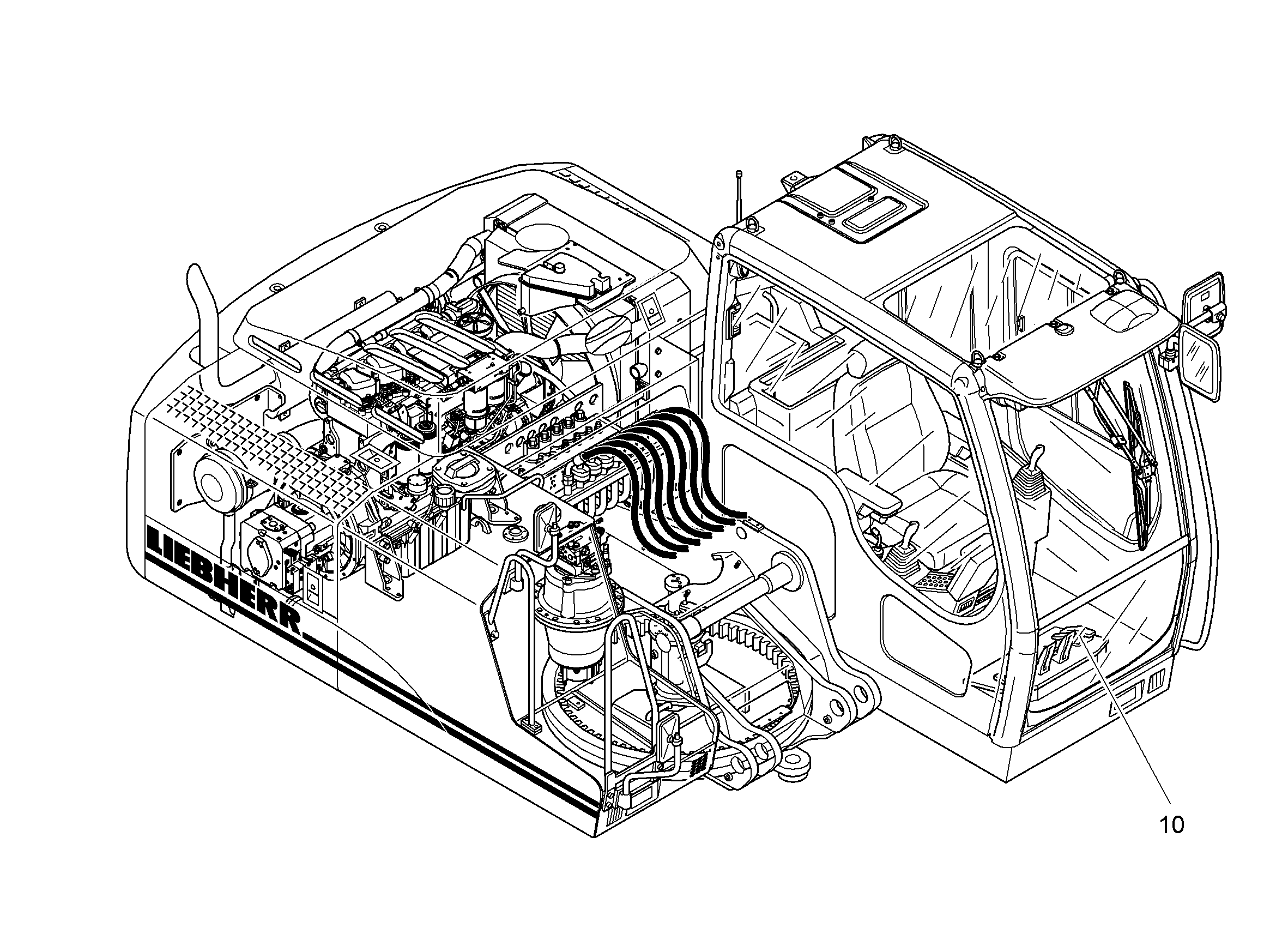 ПЕРЕКЛЮЧЕНИЕ УПРАВЛЕНИЕ 9612853 LIEBHERR