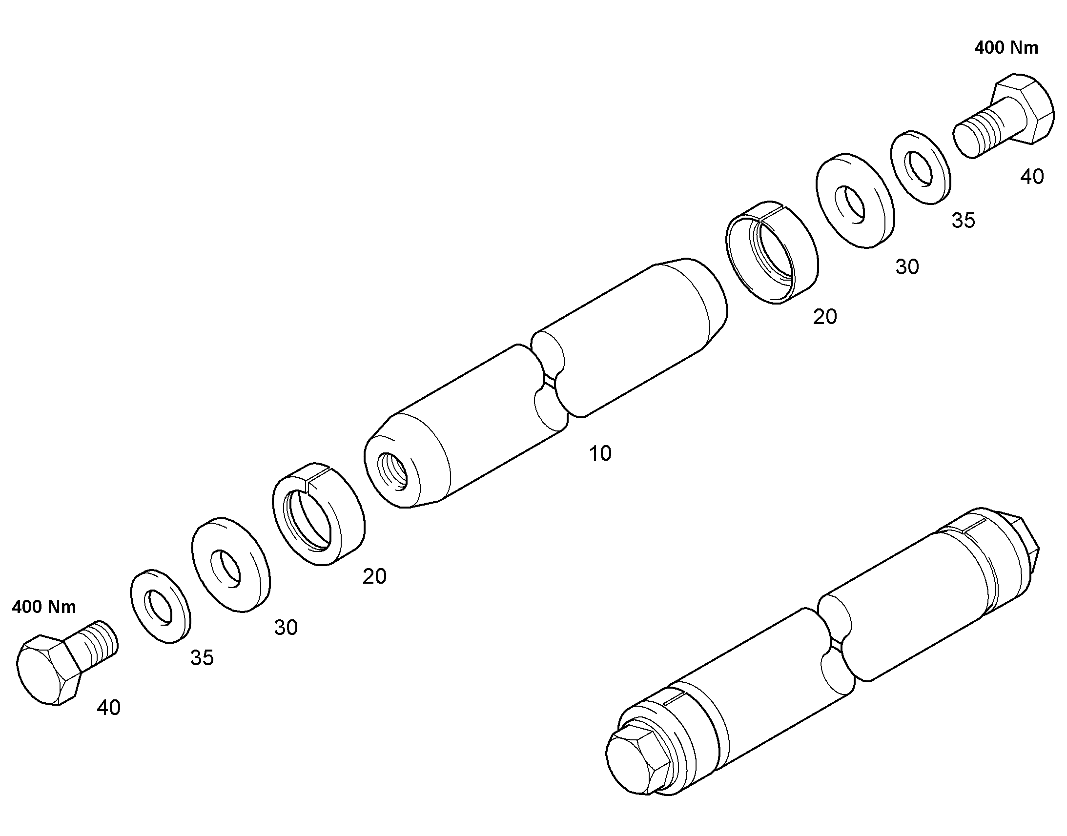 БОЛТ 9287822 LIEBHERR