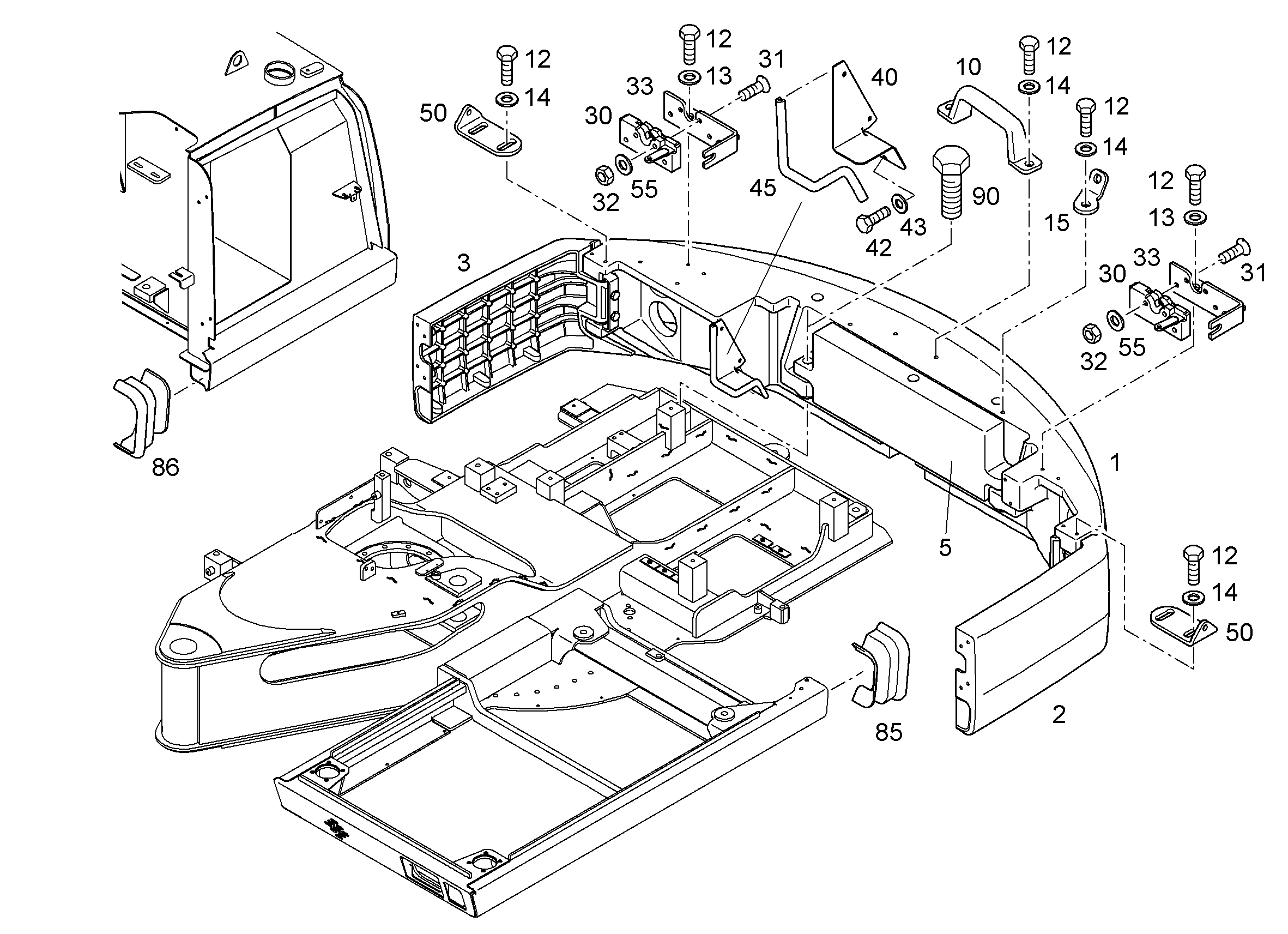 ДЕТАЛИ КРЕПЛЕНИЯ 9284863 LIEBHERR