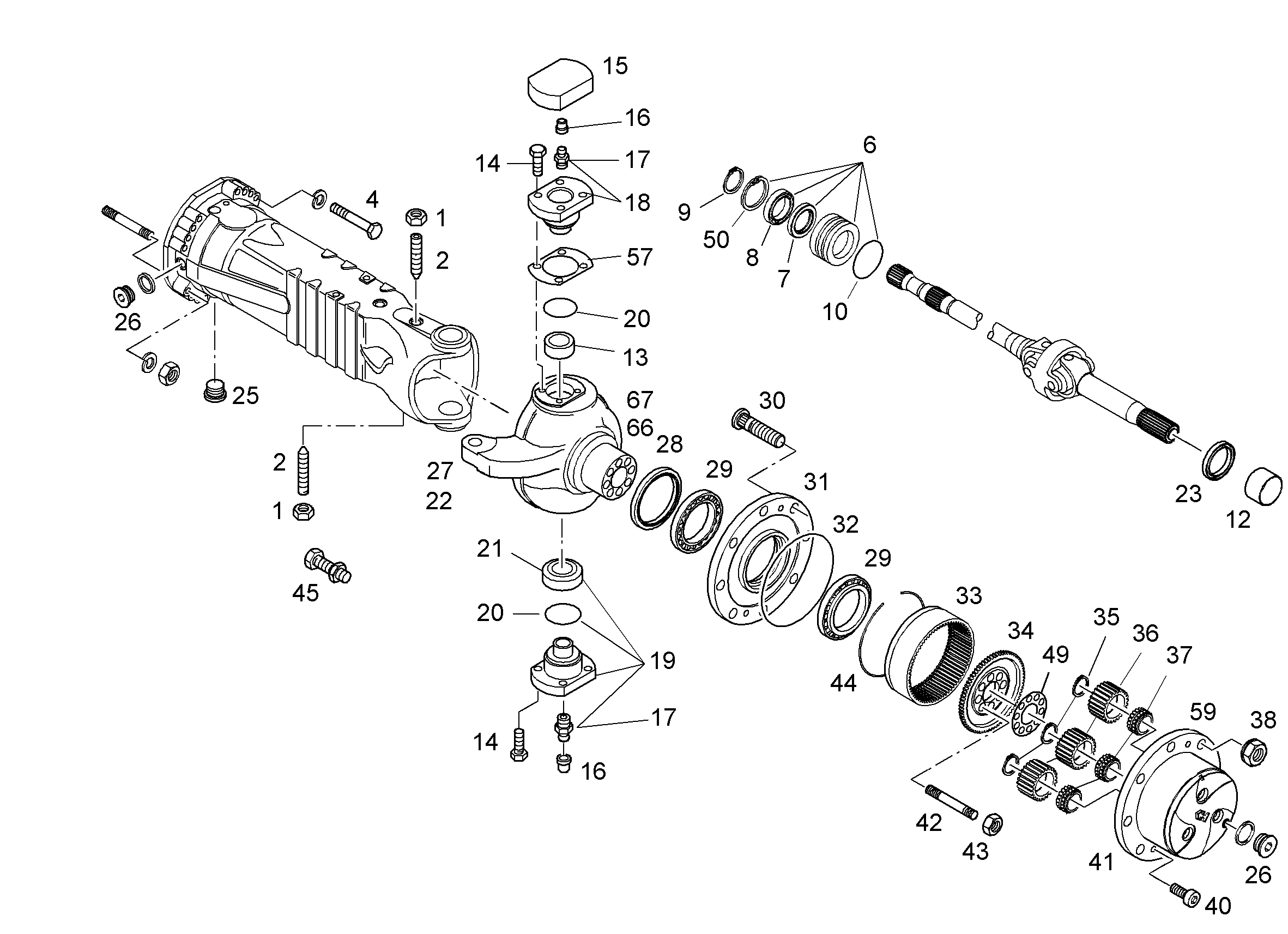 КОРПУС ШАРНИРА ПРАВЫЙ 10029541 LIEBHERR