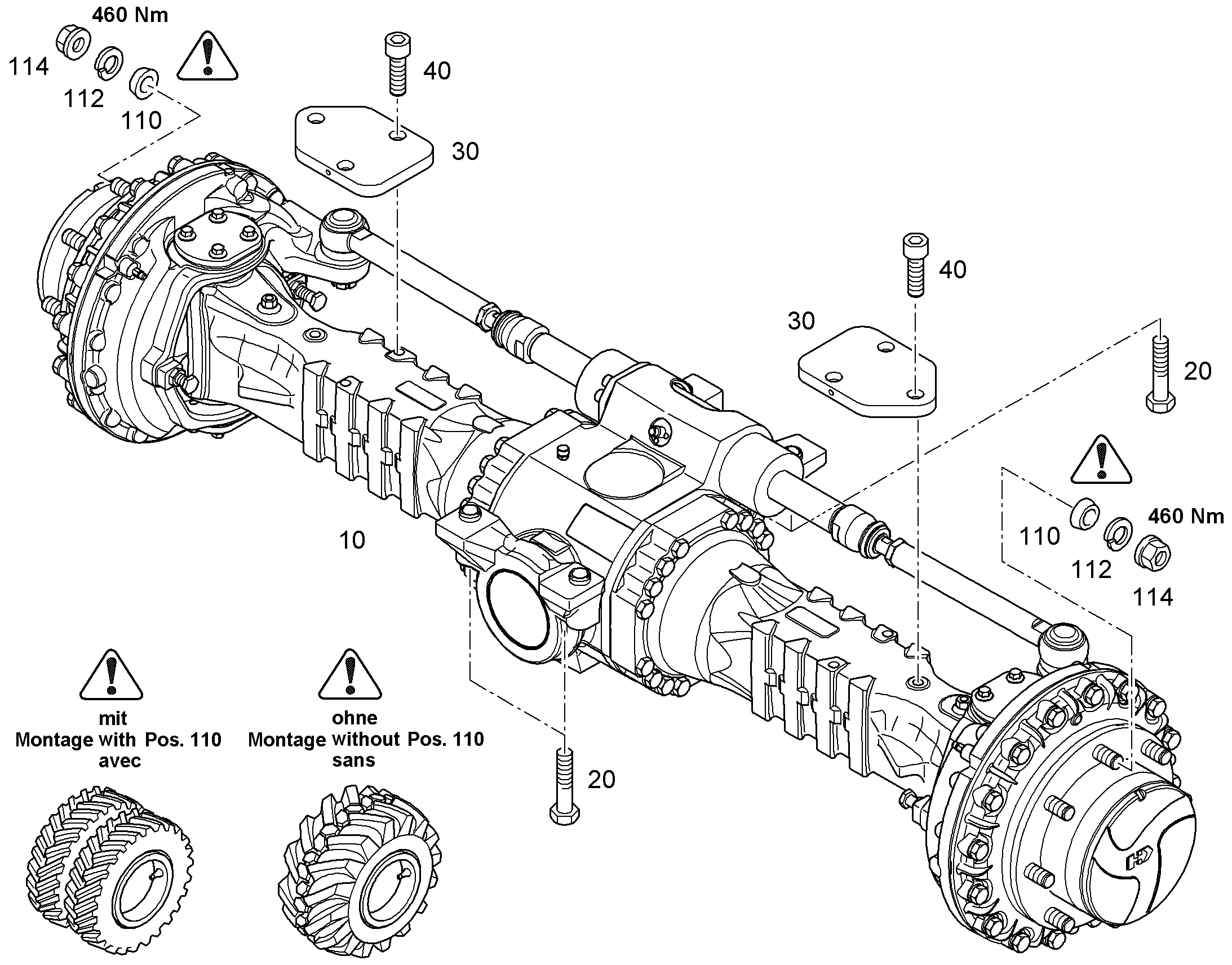 ОГРАНИЧЕНИЕ ХОДА МАЯТНИКОВОЕ 94040643 LIEBHERR