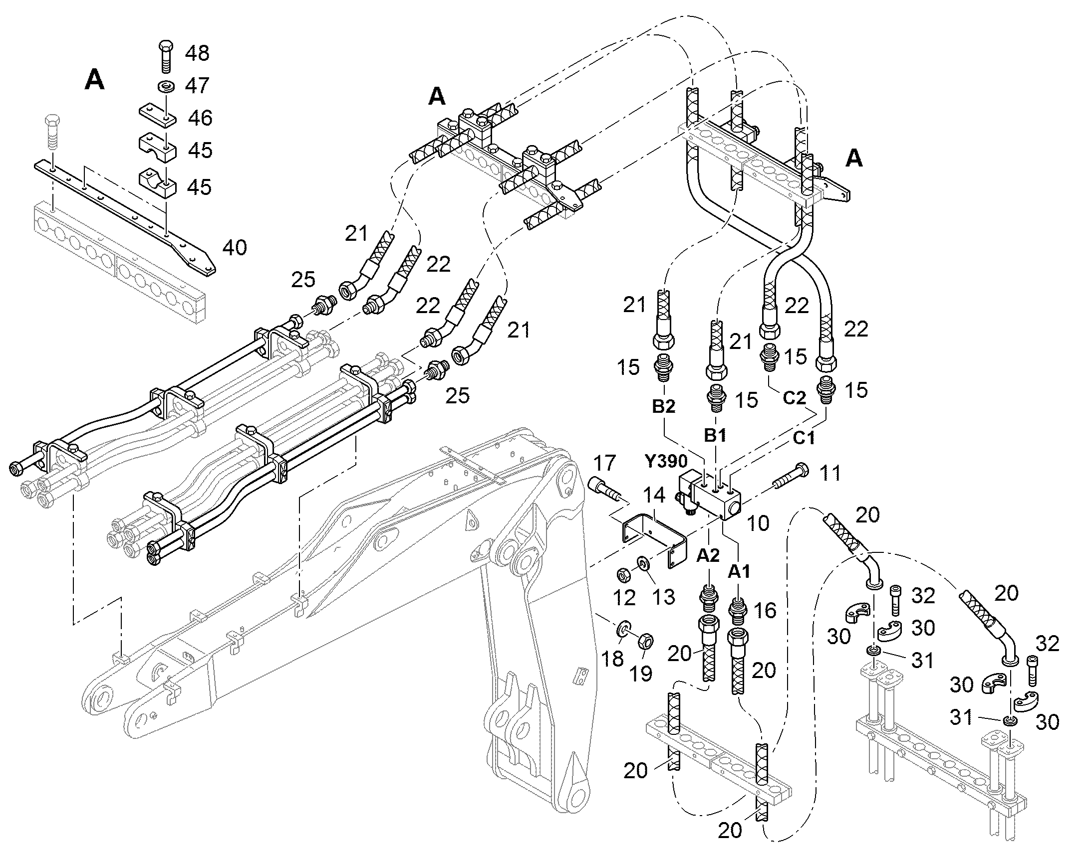 ШЛАНГ 16X3500 10030682 LIEBHERR